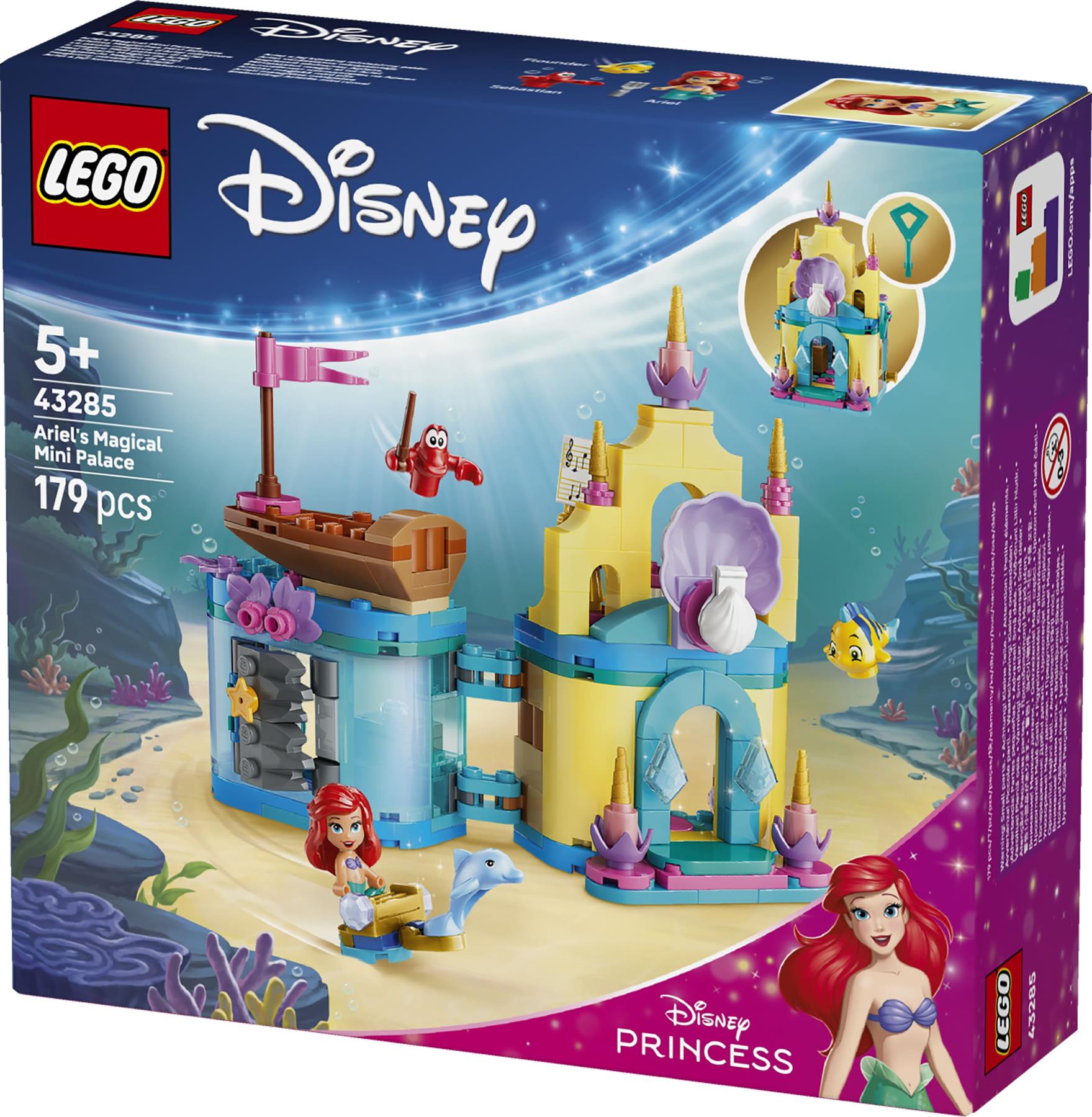 LEGO Disney Princess Ariel’s Magical Mini Palace 43285