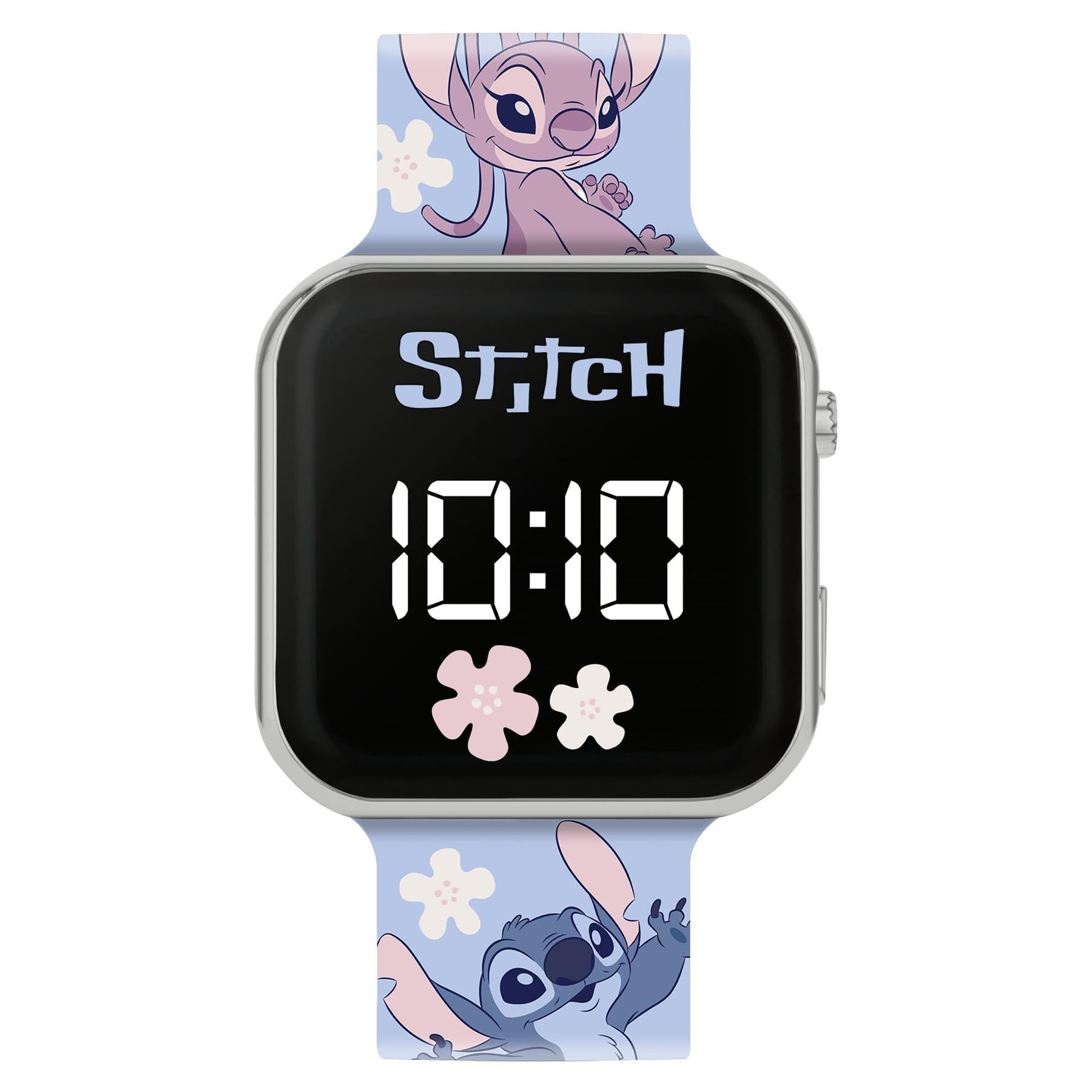 Disney Stitch & Angel Printed Led Watch