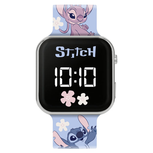 Disney Stitch & Angel Printed Led Watch