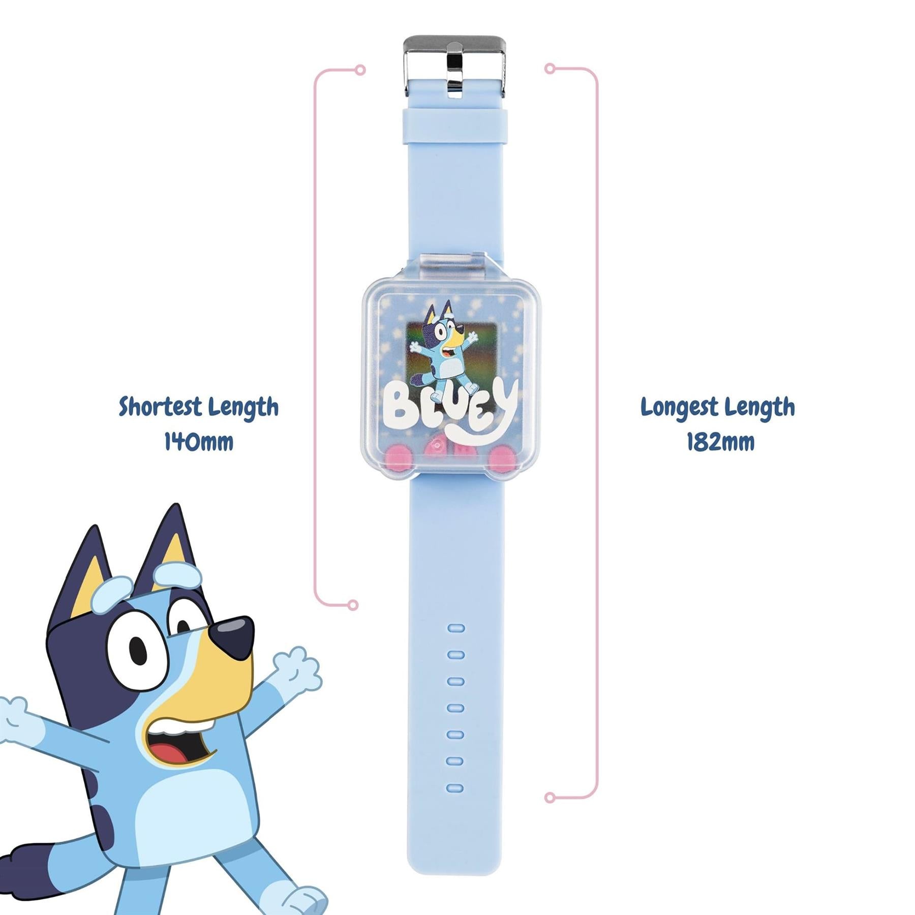 Bluey Blue Strap Learning Watch