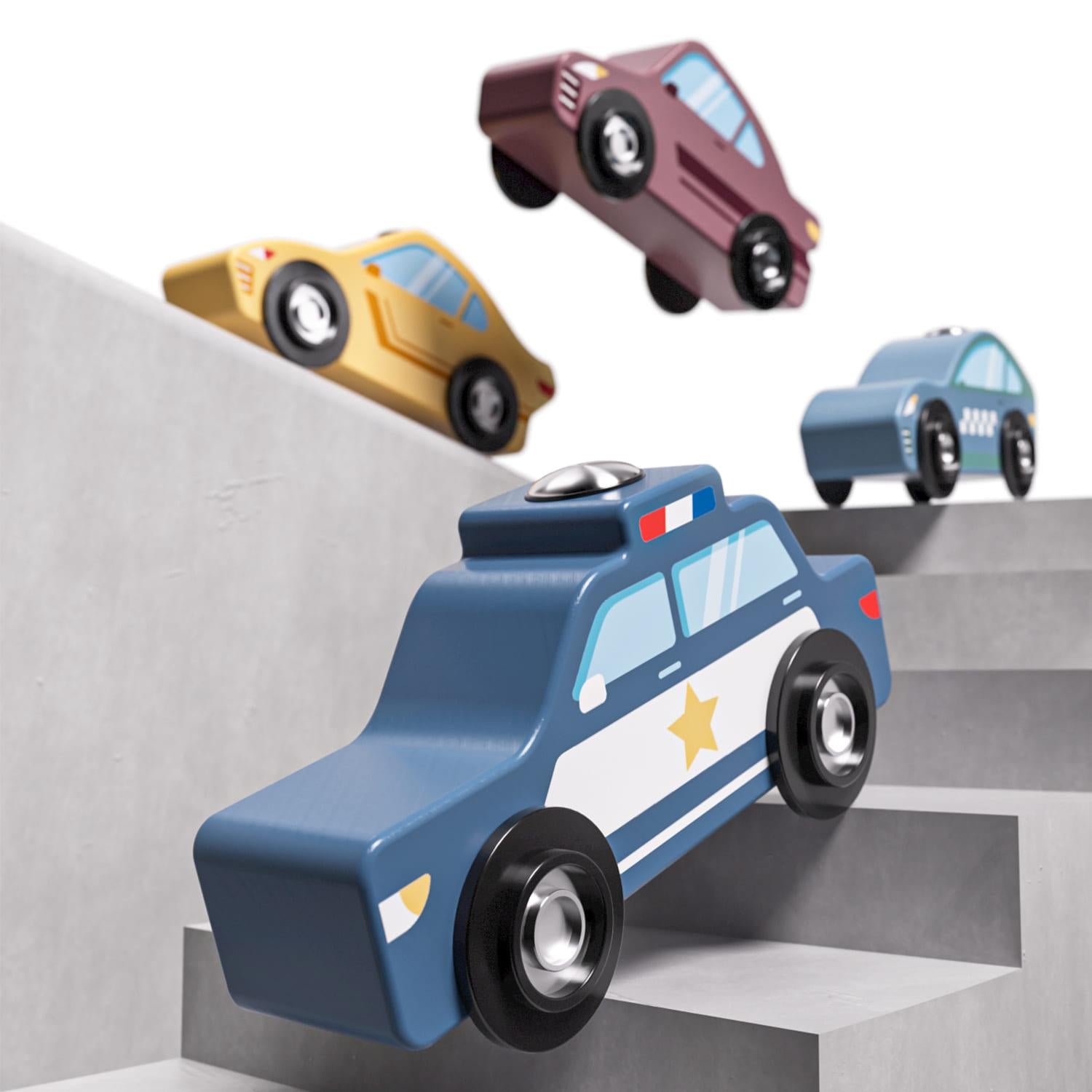 Topbright Wooden Roll & Race Car Transporter