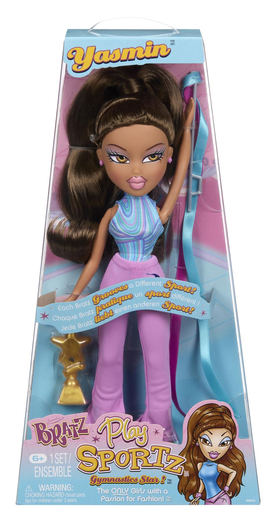 Bratz Play Sportz Doll Yasmin - Gymnastics