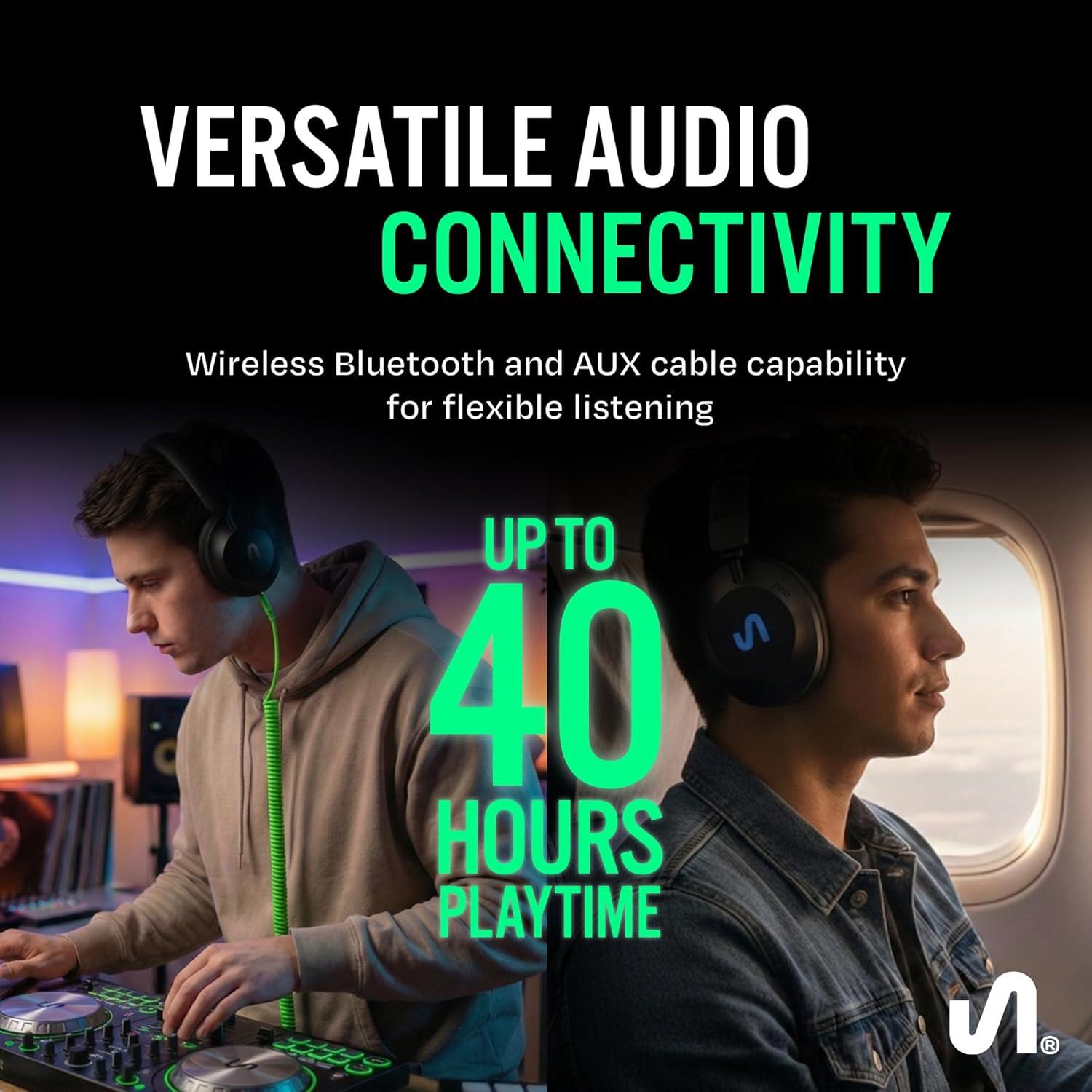 The Next Sound by Tiësto Hybrid Active Noise Canceling Headphones