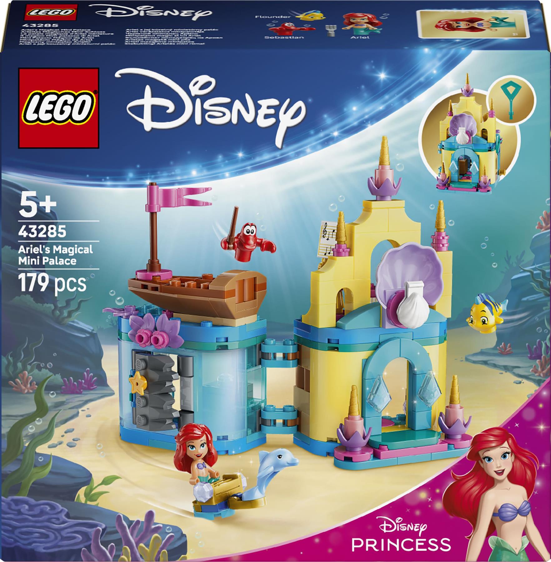 LEGO Disney Princess Ariel’s Magical Mini Palace 43285
