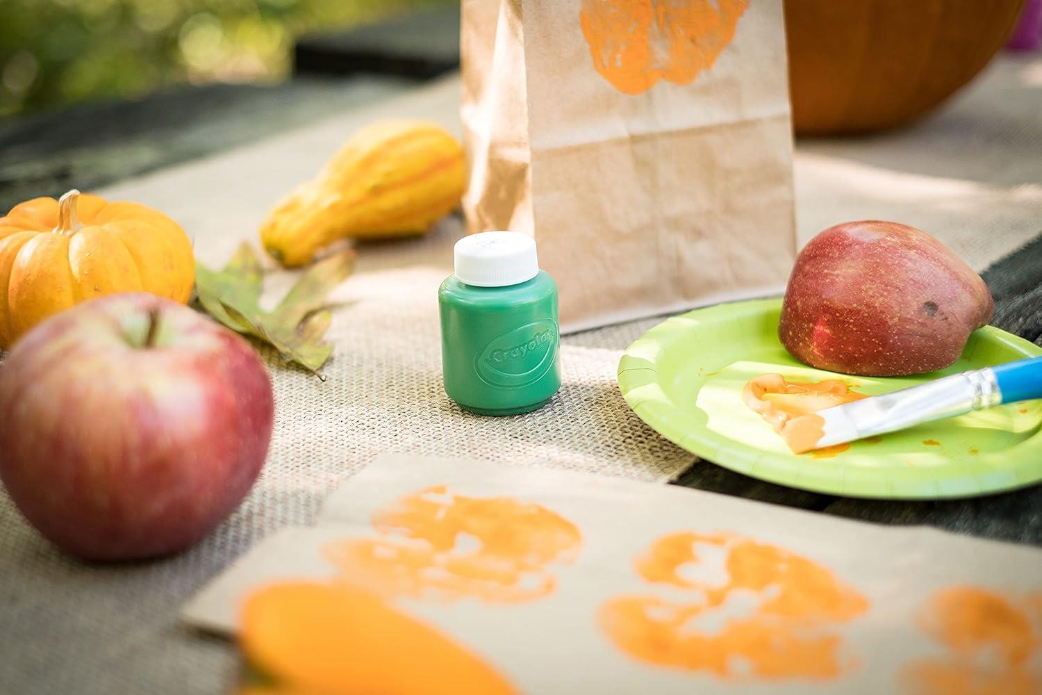 Crayola Washable Metallic Paint - Assorted Colours (Pack of 6)