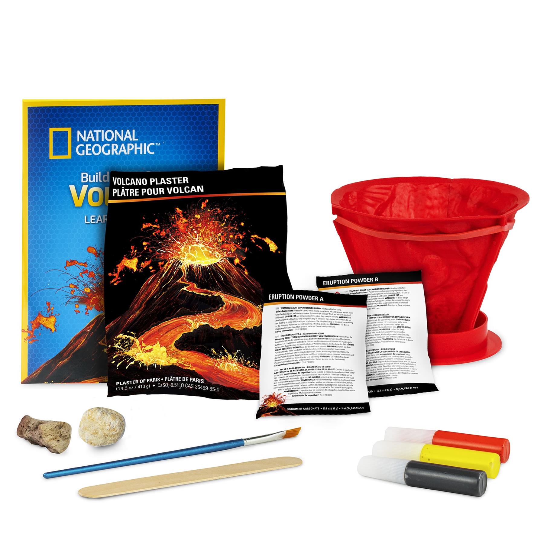 National Geographic Volcano & Shark Dig Kit Bundle