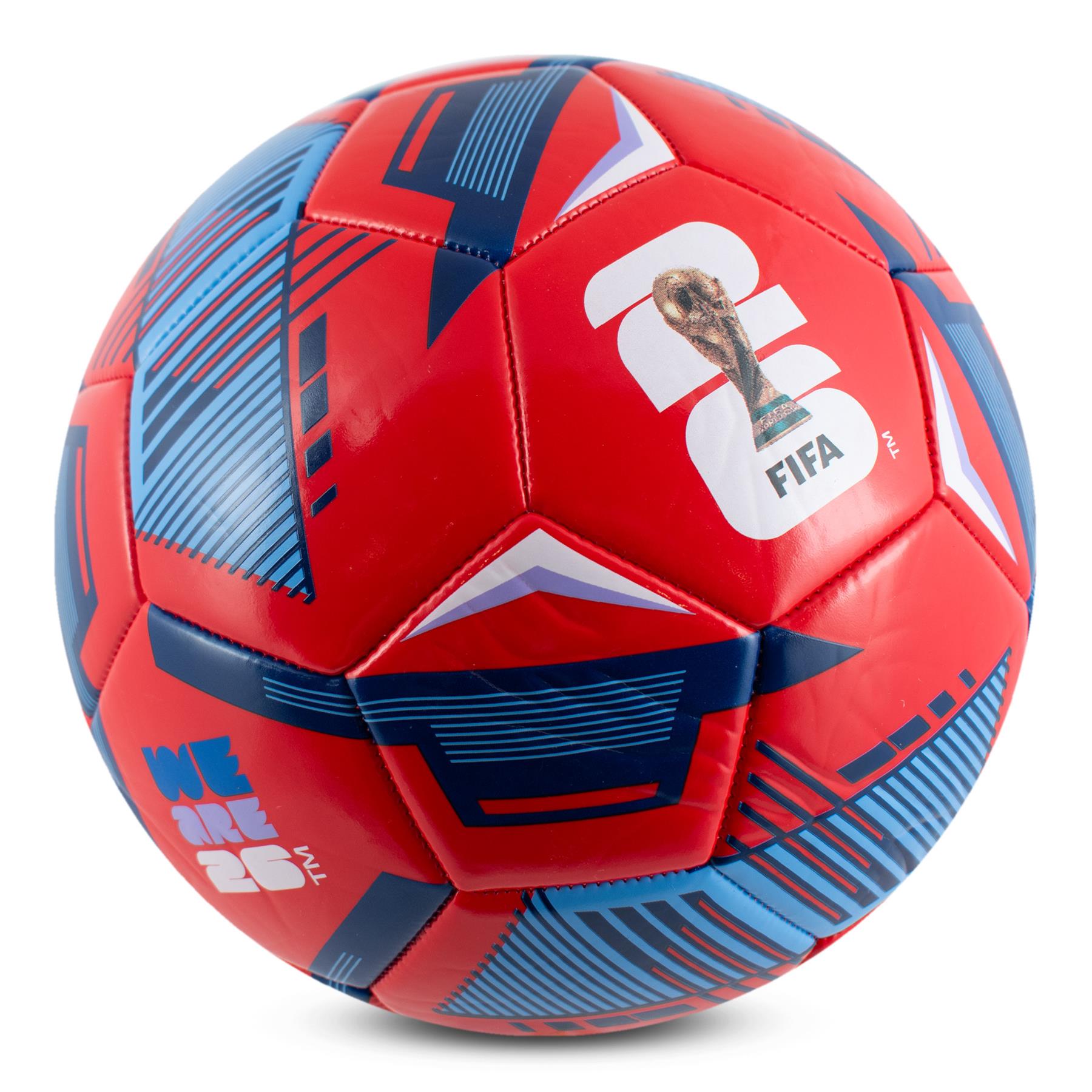 FIFA World Cup 26 Size 5 Reflex Football - Red