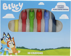 Bluey Chunky 3D Crayons