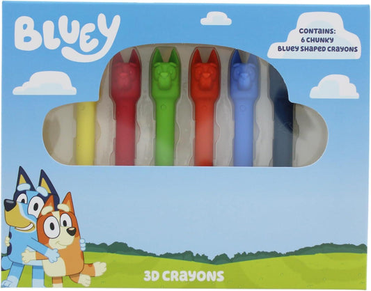 Bluey Chunky 3D Crayons