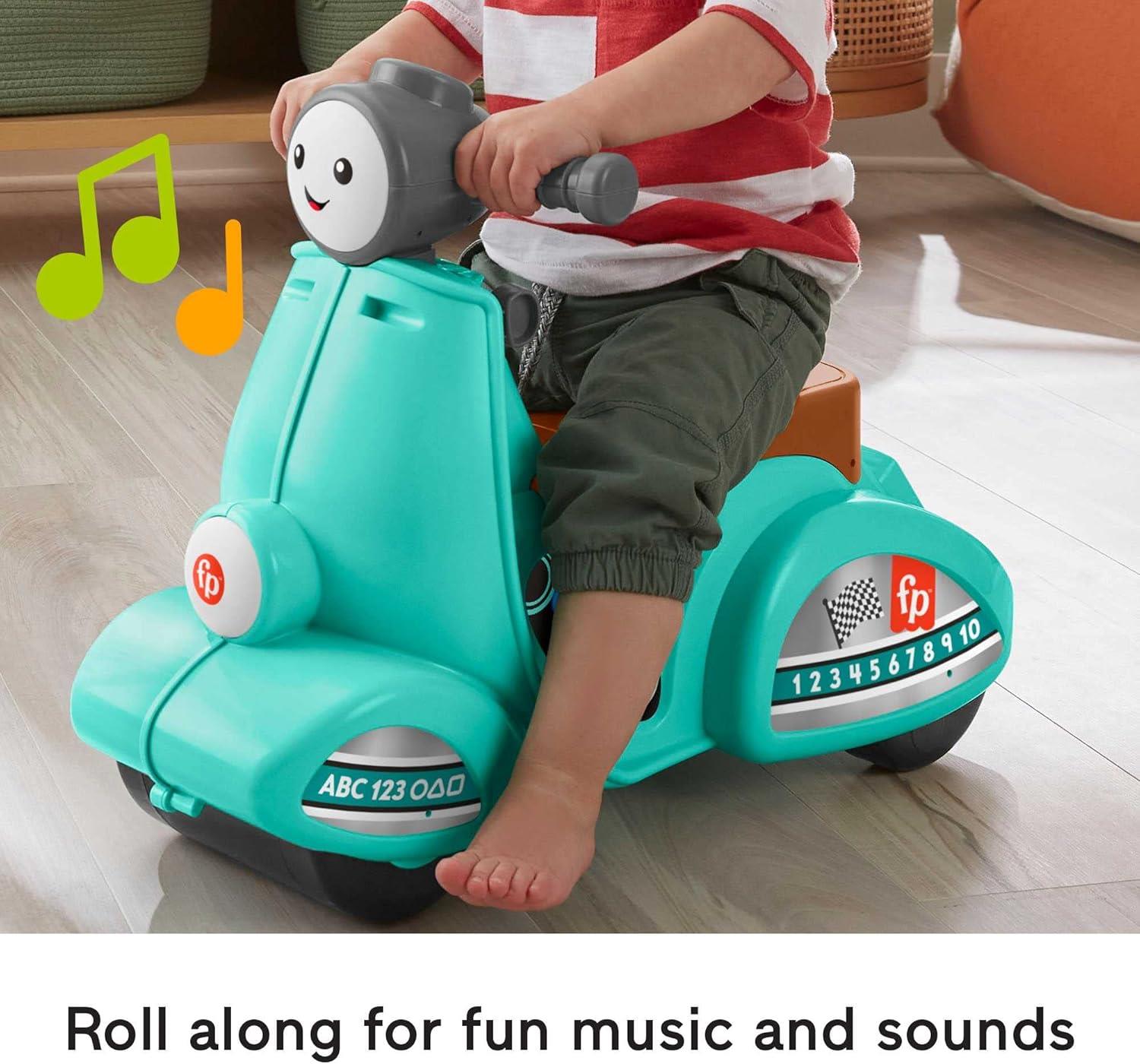 Fisher-Price Toddler Ride-On Toy Scooter