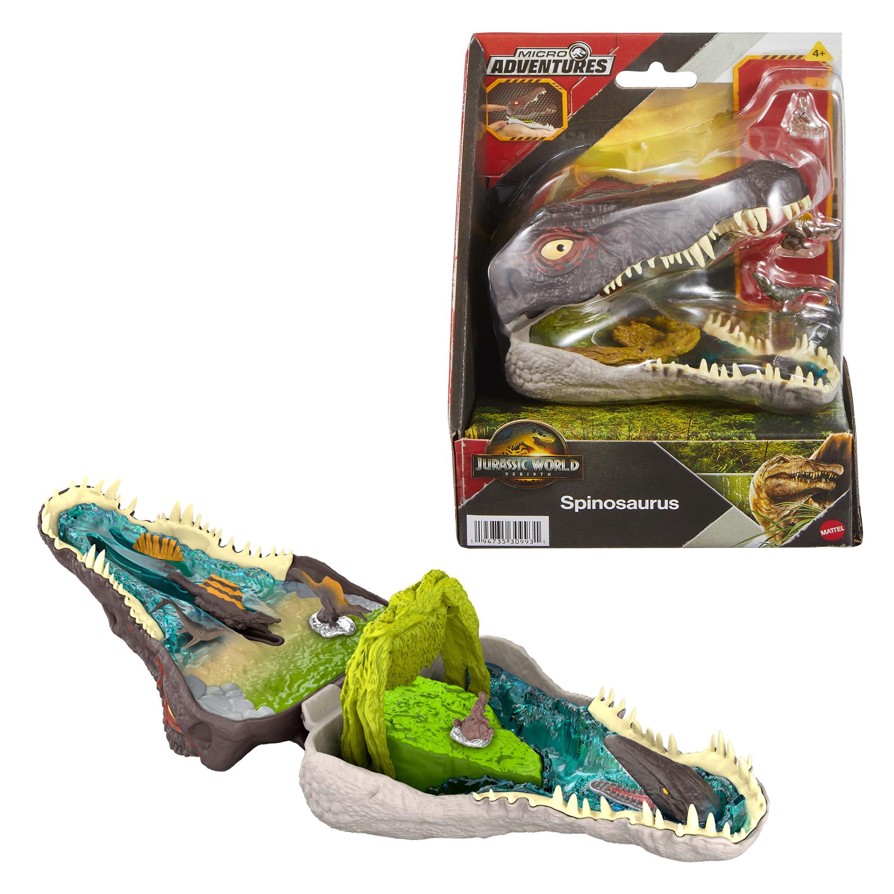 Jurassic World Rebirth Micro Adventure Spinosaurus Head Playset