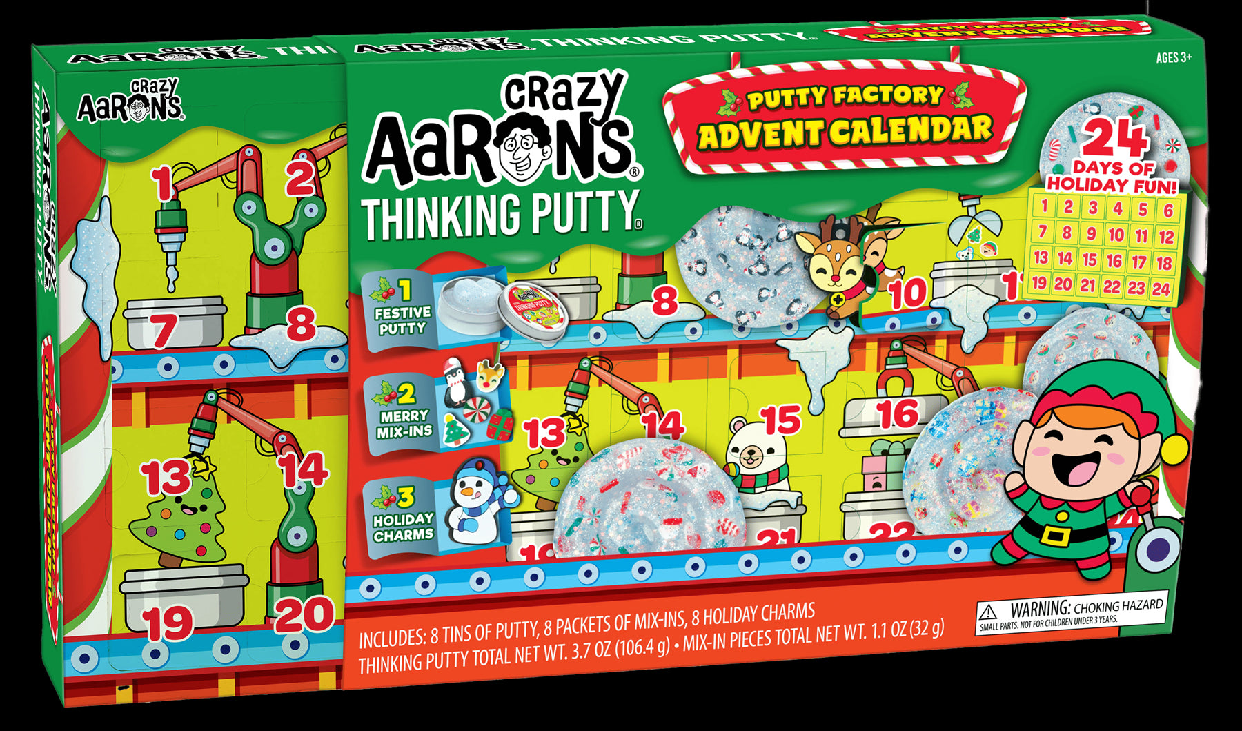 Crazy Aarons Thinking Putty Advent Calendar