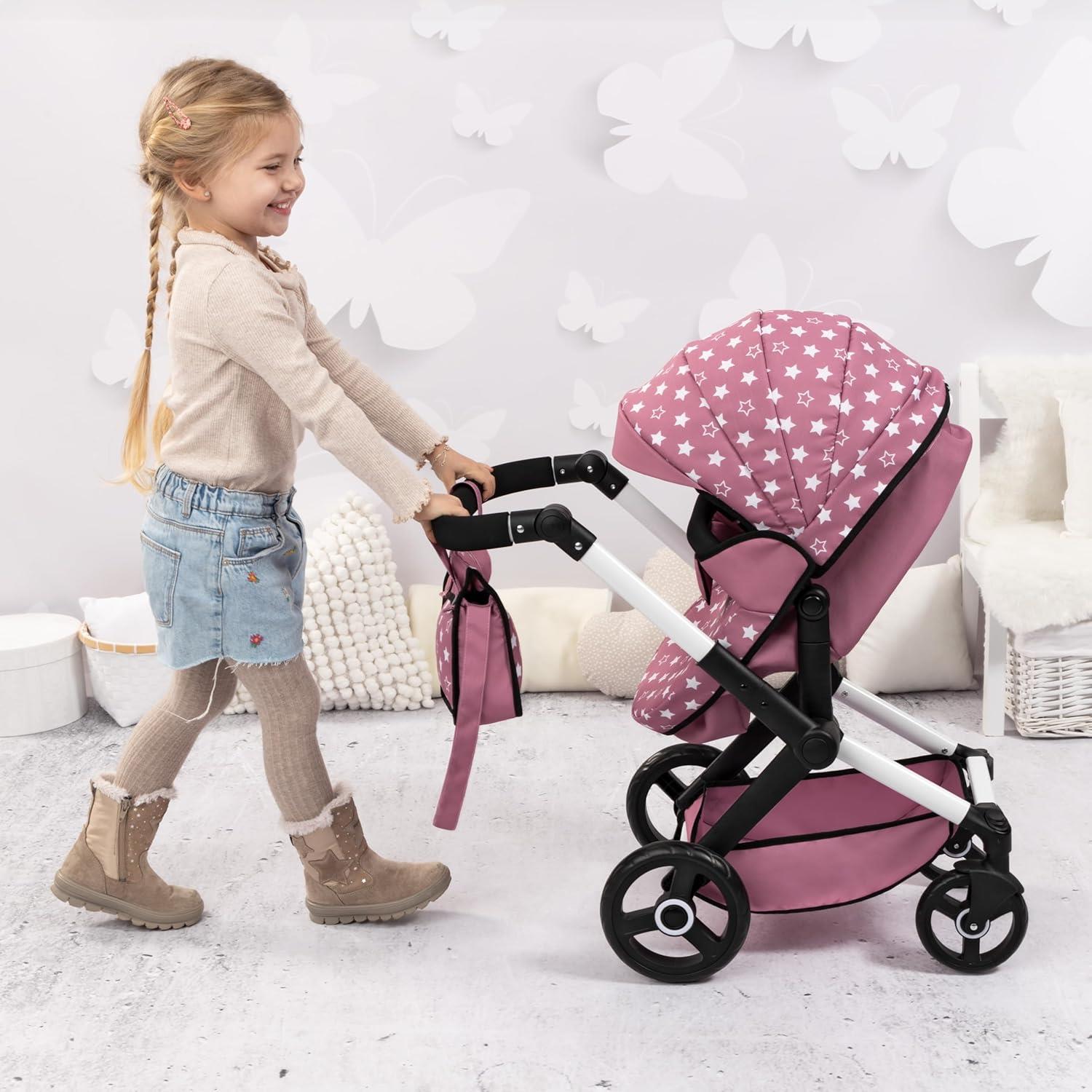 Bayer Dolls pram Xeo - Pink