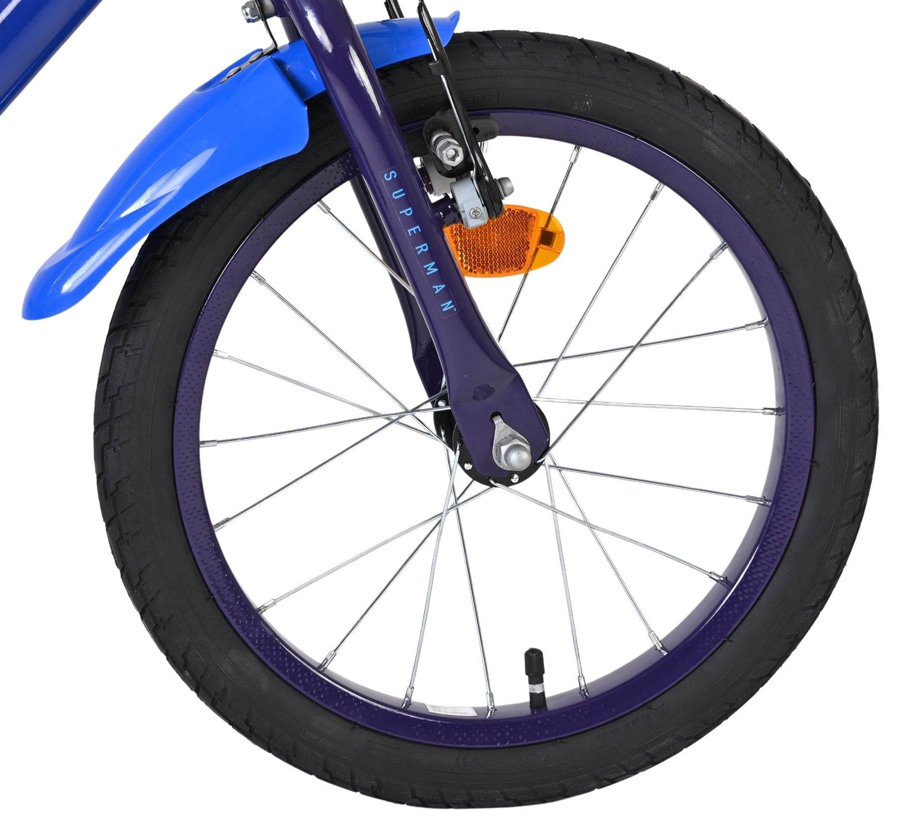 Superman Children's 16 Inch Bike - Blue