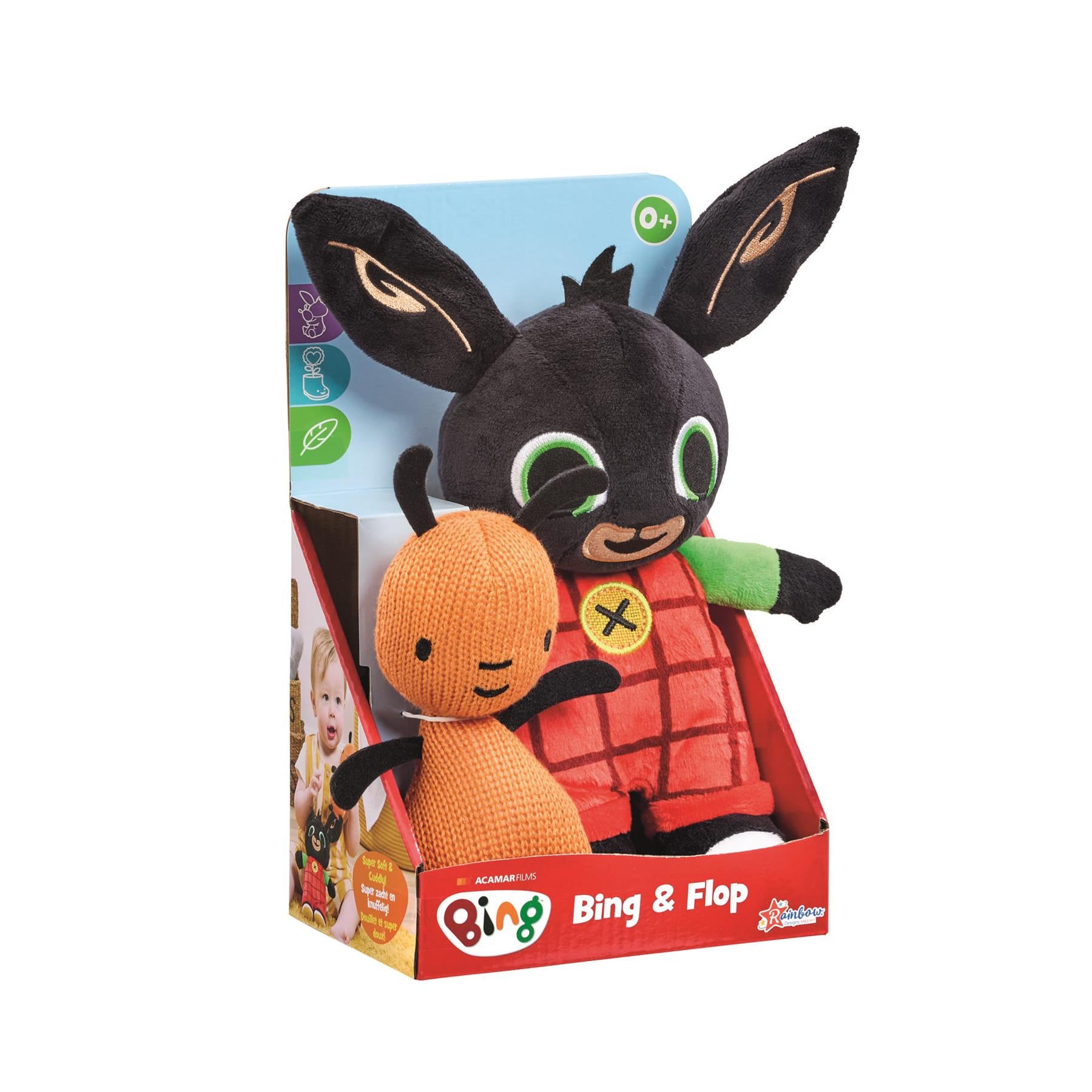 Bing & Flop Twin Pack Soft Toys
