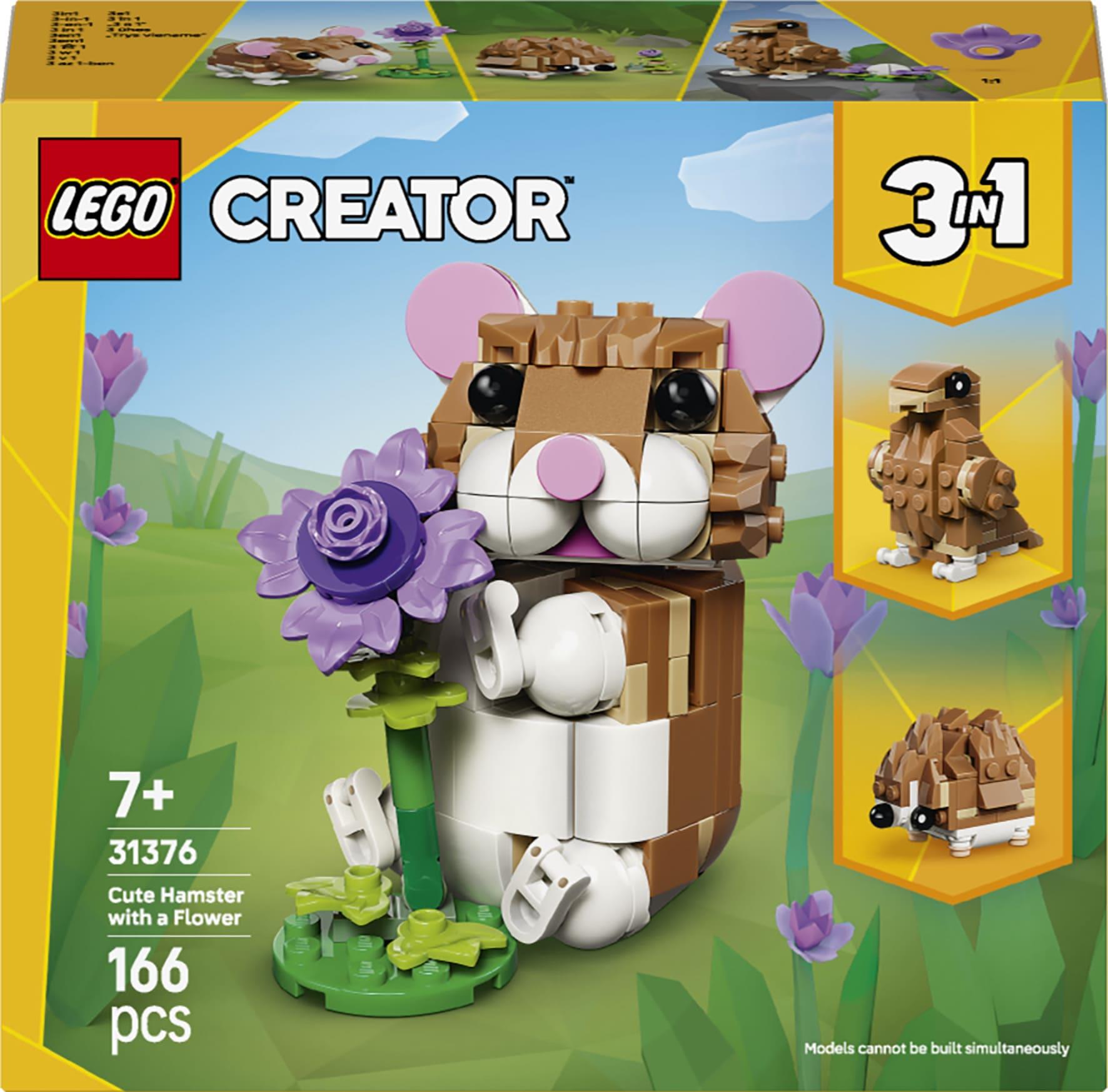 LEGO Creator 3in1 Cute Hamster with a Flower 31376