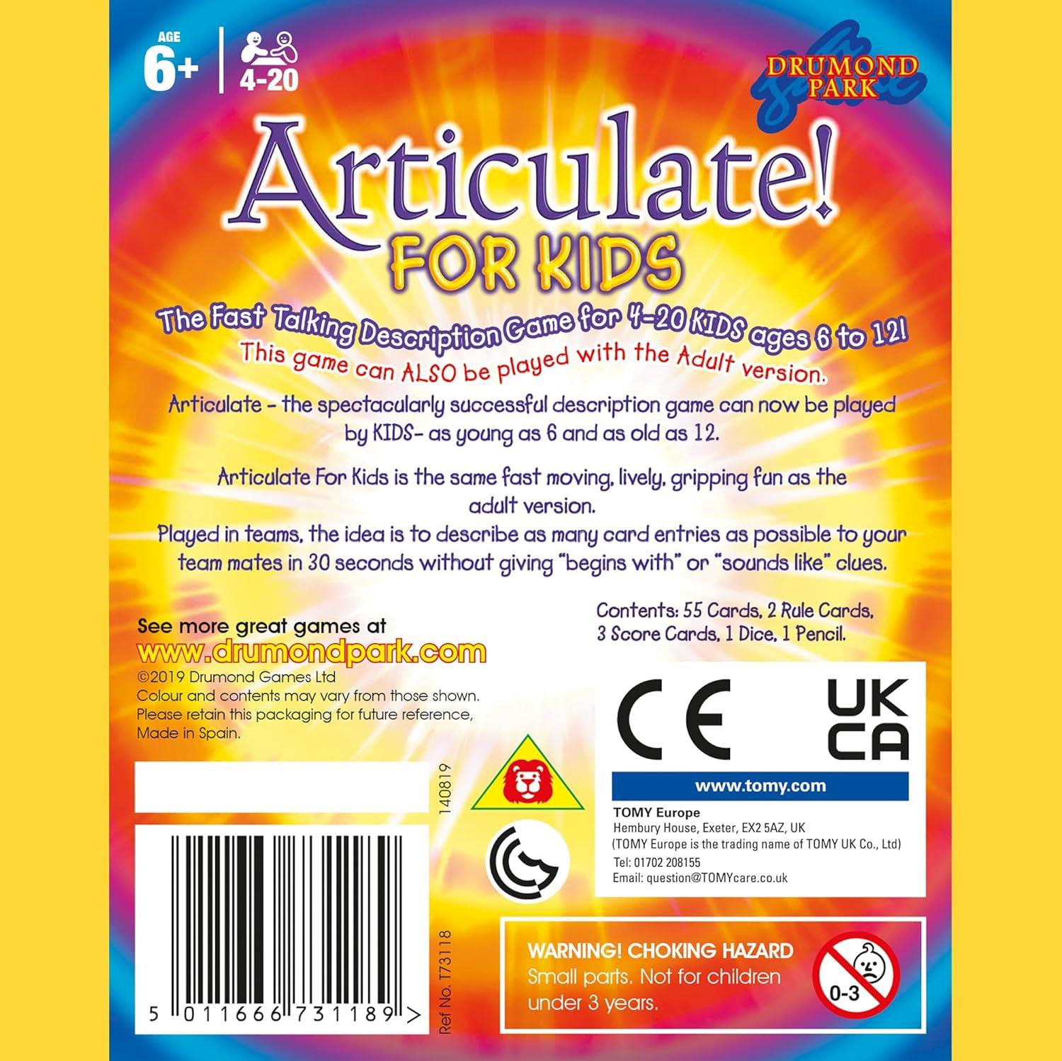 Drumond Park Articulate for Kids Mini Card Game