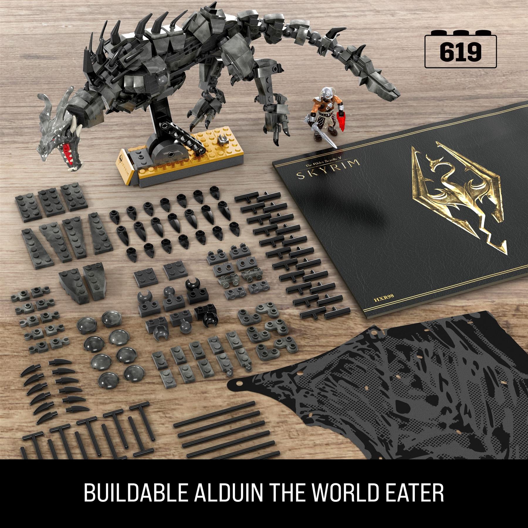 MEGA Skyrim Alduin The World Eater Building Set