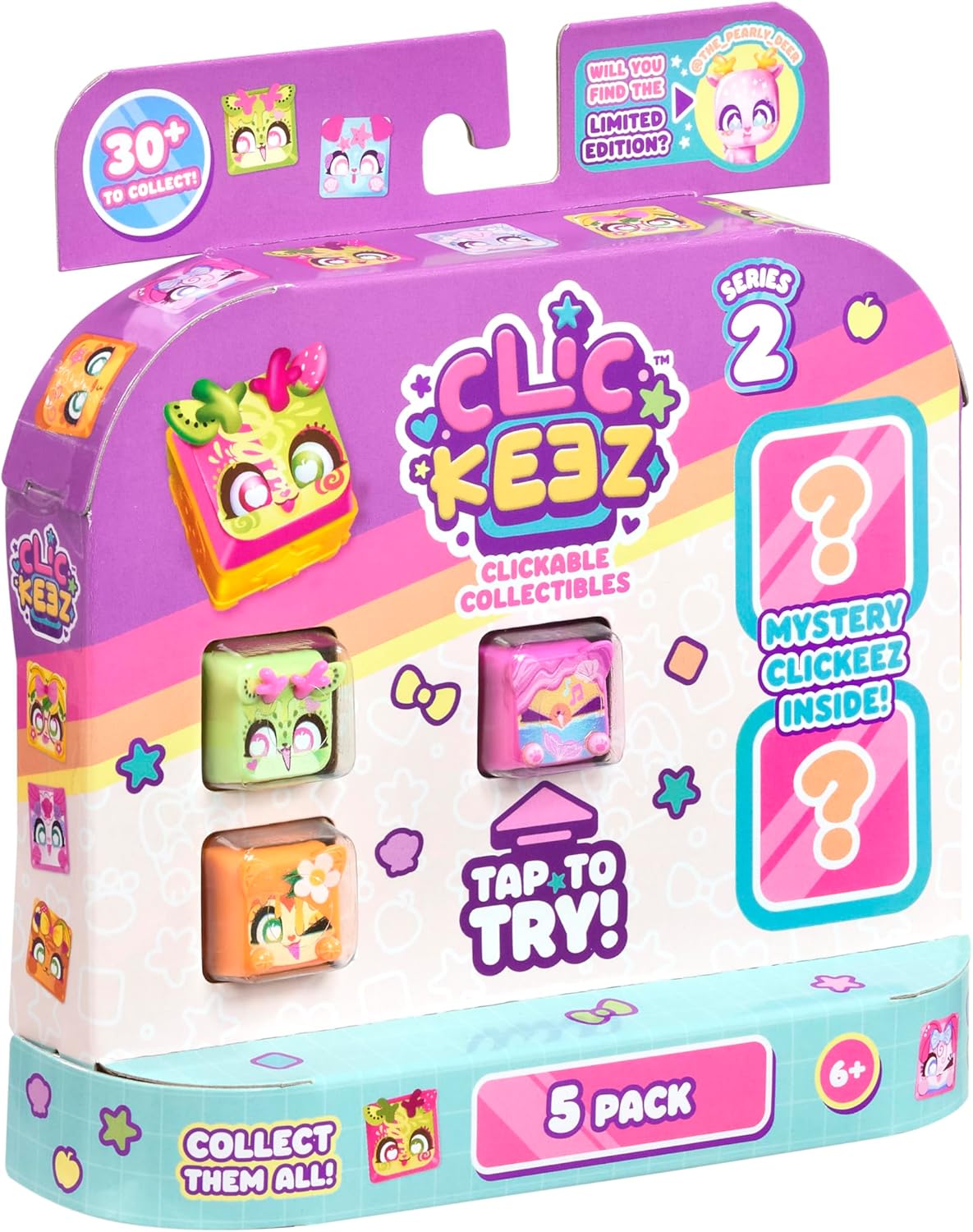 Clickeez Series 2 Collectibles - 5 Pack