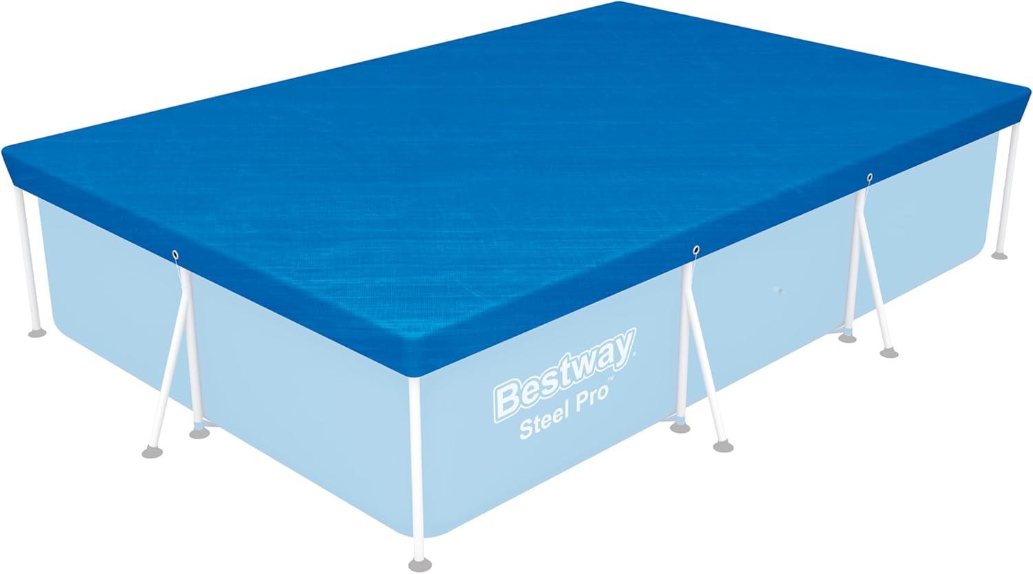 Bestway Rectangle Above Ground Pool Cover 9ft x 6ft
