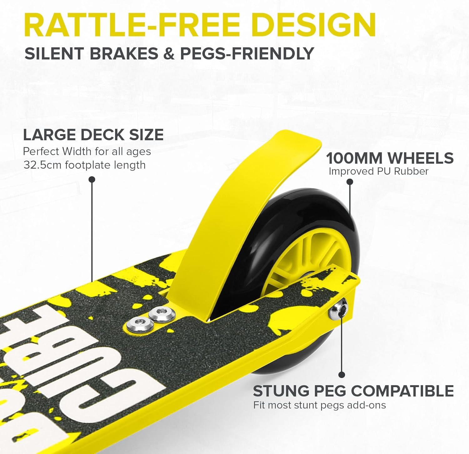 Boldcube Stunt Scooter - Yellow