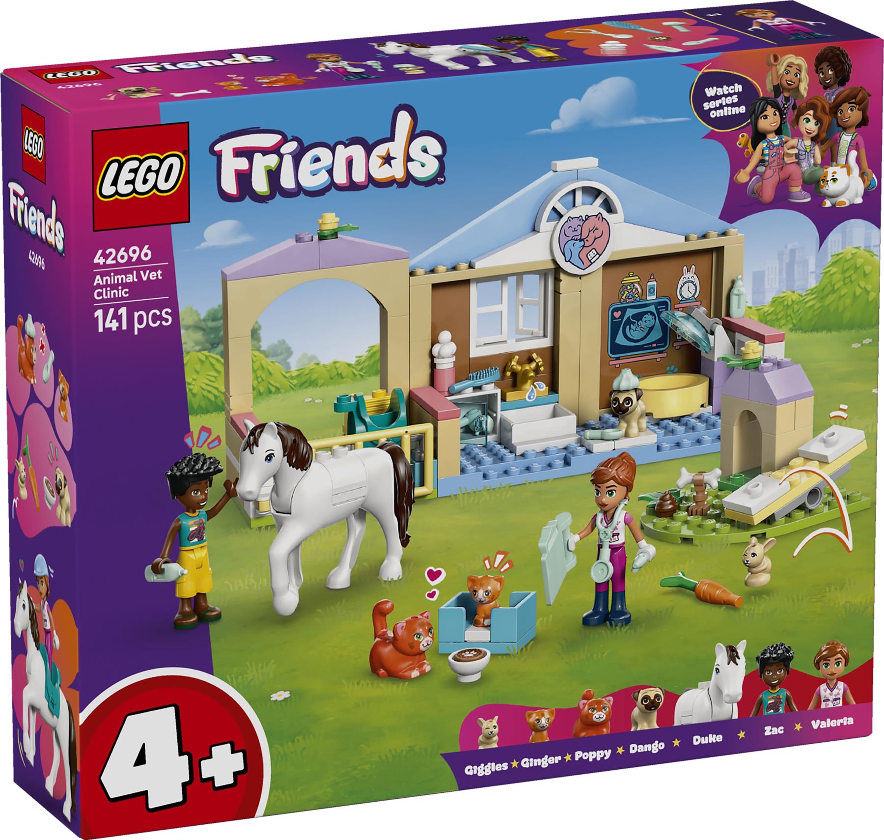 LEGO Friends Animal Vet Clinic Toy Playset 42696