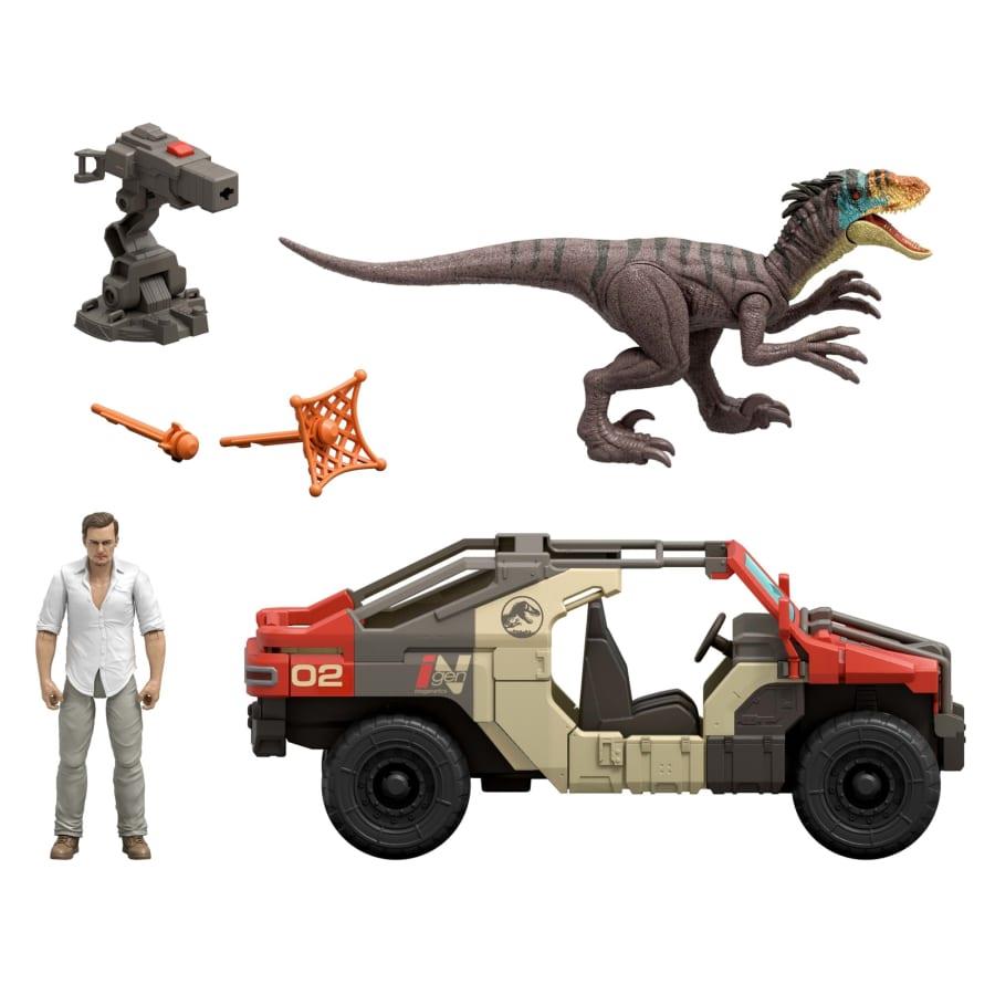 Jurassic World Rebirth Launch ‘n Battle Vehicle Playset