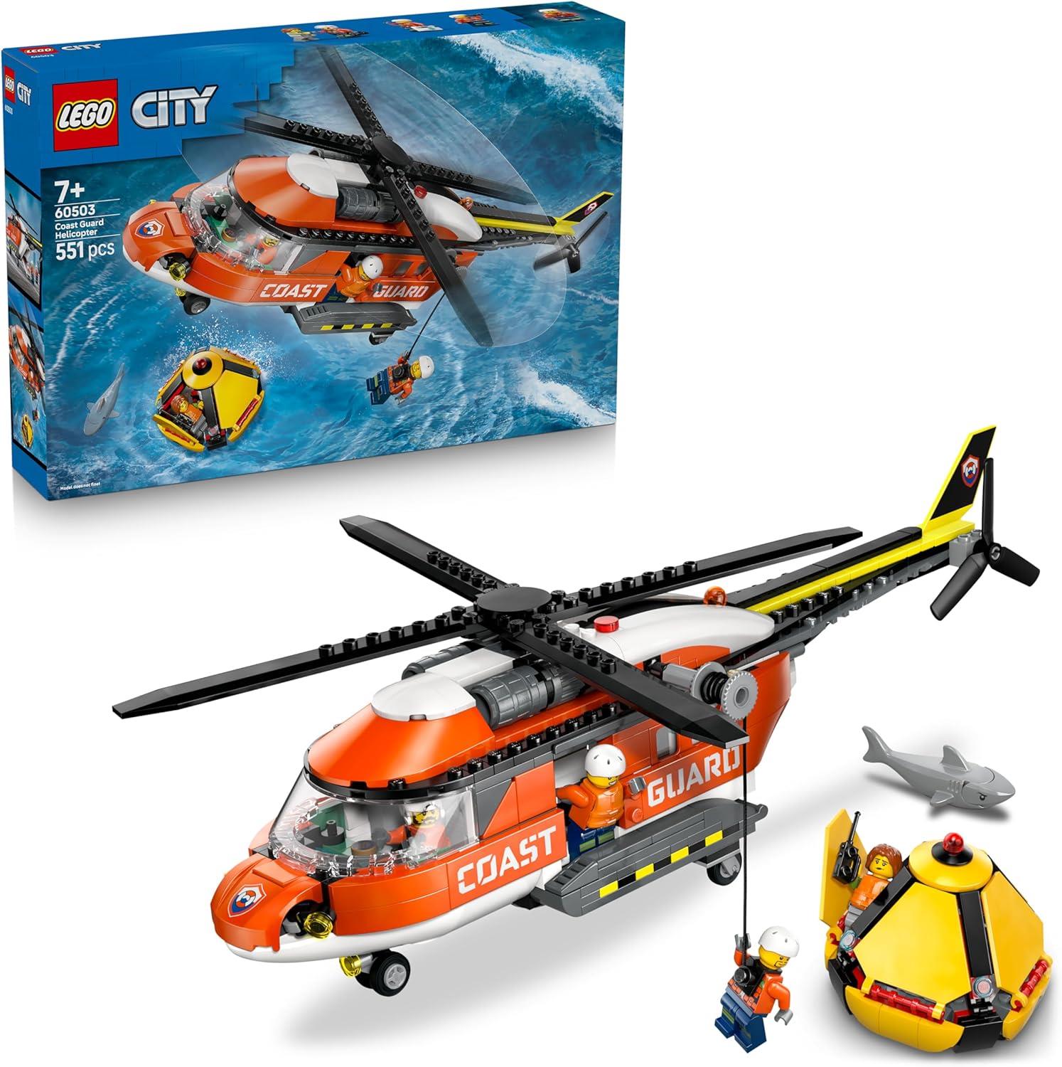 LEGO City Coast Guard Helicopter Building Toy 60503