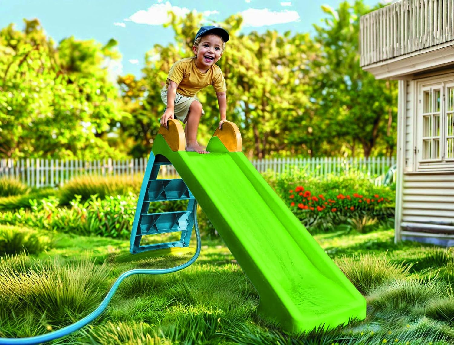 Dolu Junior Slide - Green