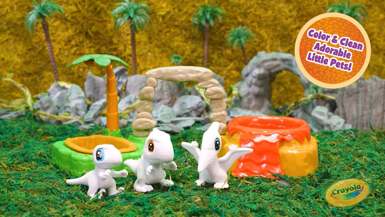 Crayola Scibble Scrubbie Pets Dinosaur Island Playset