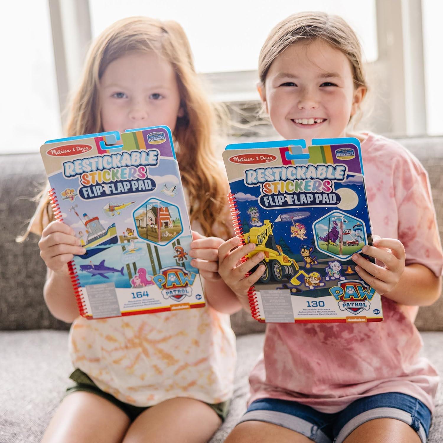 Melissa & Doug PAW Patrol Restickable Stickers Classic Missions