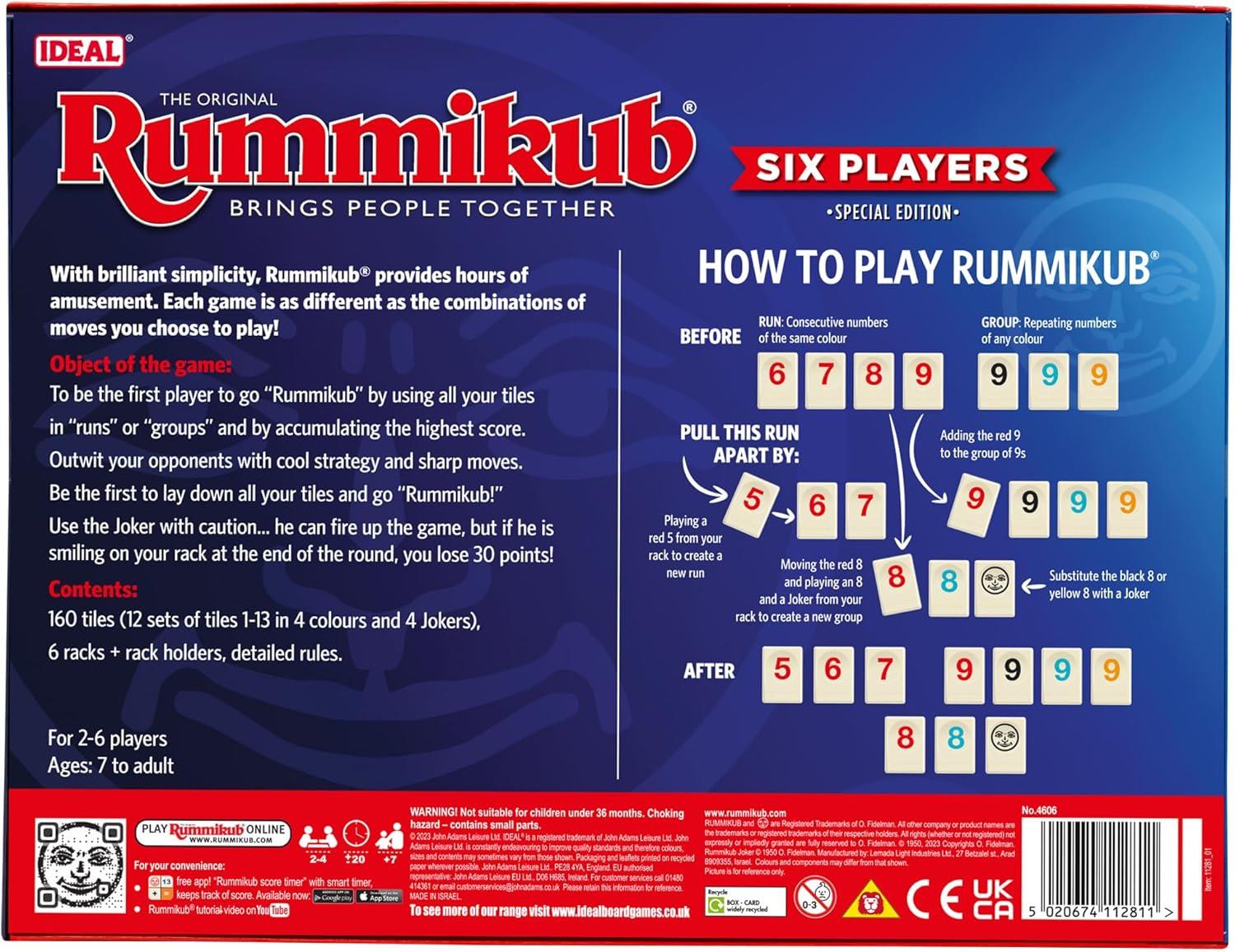 The Original Rummikub Six Player Edition