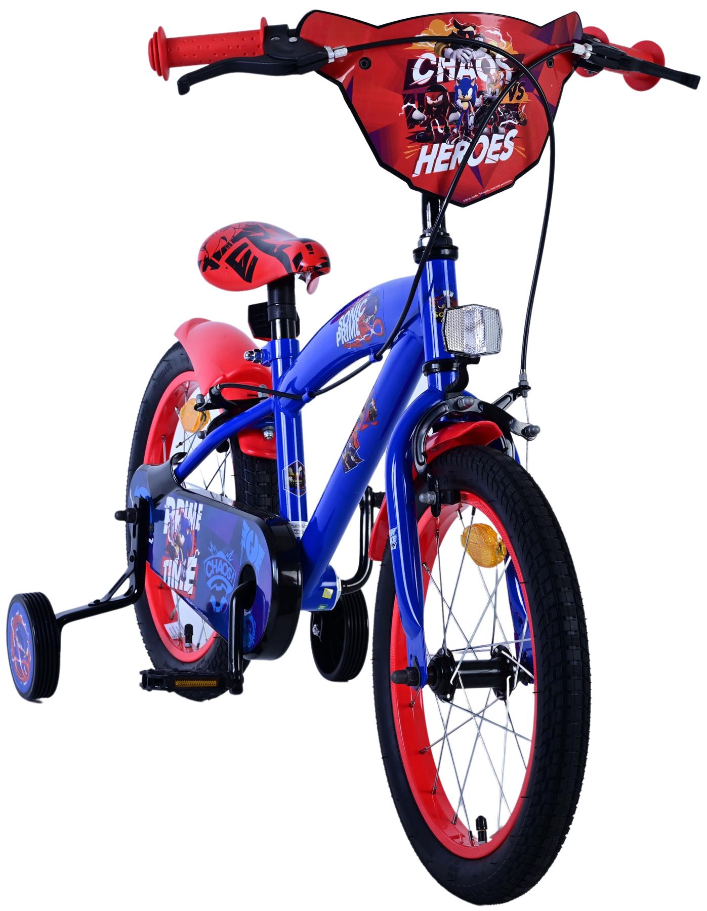 Sonic Prime Children's 16 Inch Bike - Blue