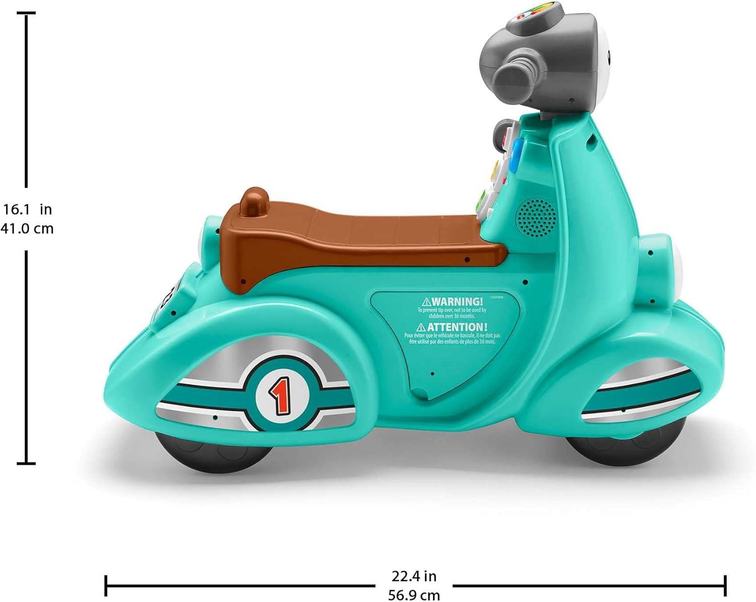 Fisher-Price Toddler Ride-On Toy Scooter