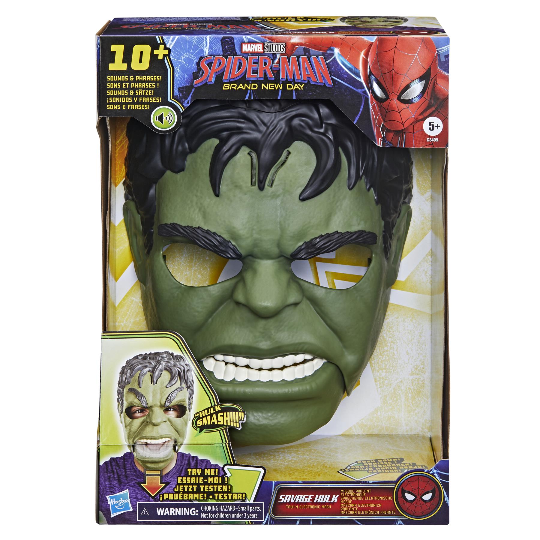 Marvel Studios Spider-Man: Brand New Day Savage Hulk Talk’n Electronic Mask