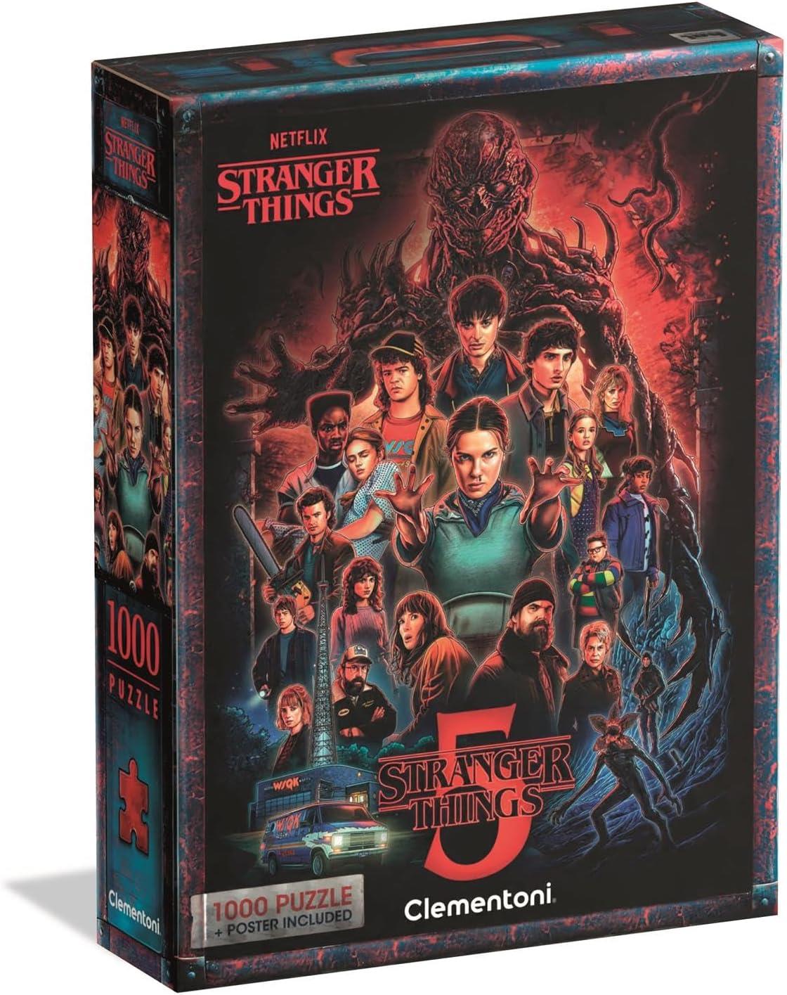 Clementoni Stranger Things 5 1000 piece puzzle