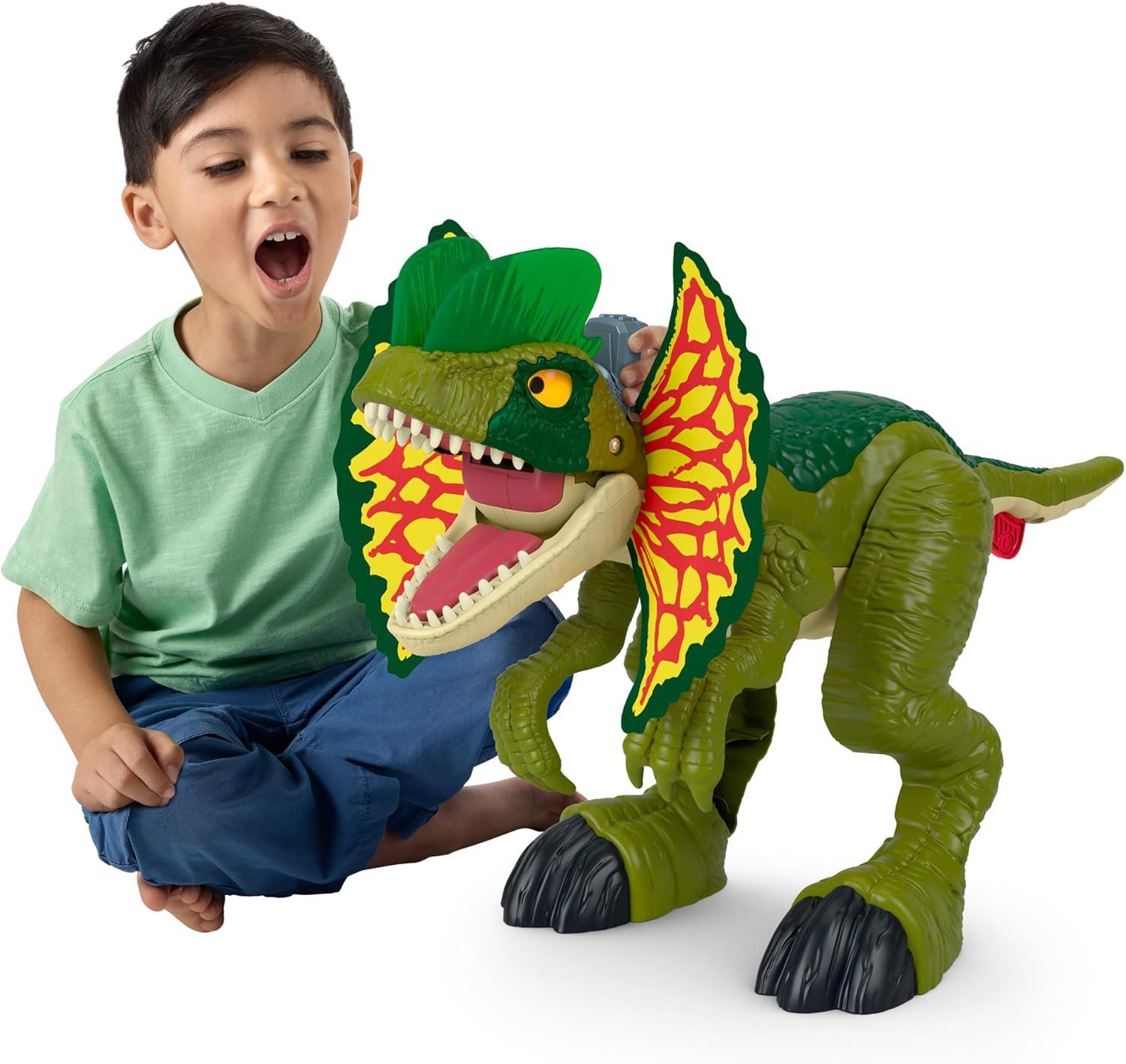 Fisher-Price Imaginext Jurassic World Dinosaur Thrash Attack Dilophosaurus