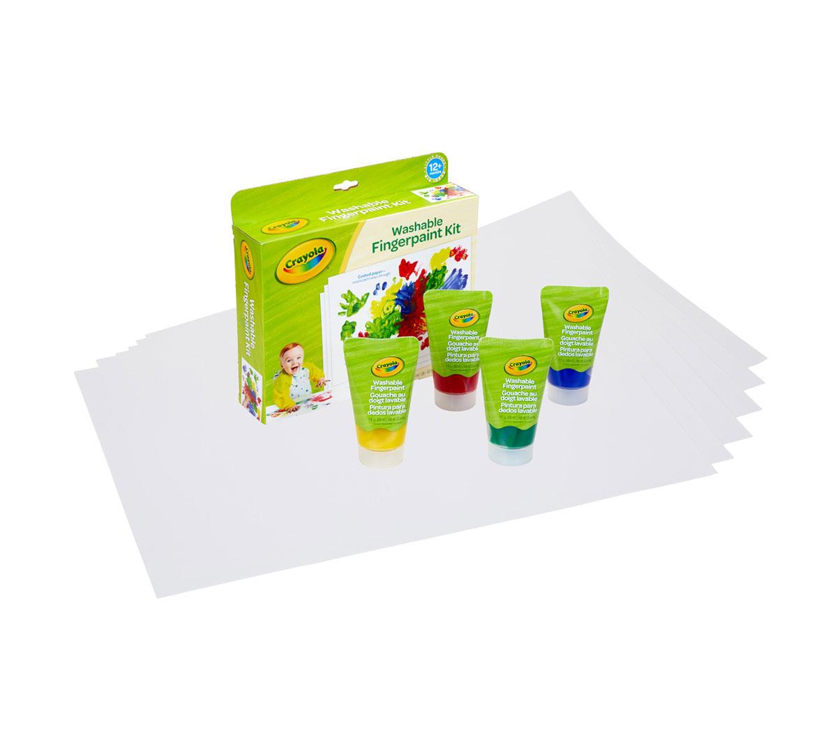 Crayola Washable Finger Paint Set