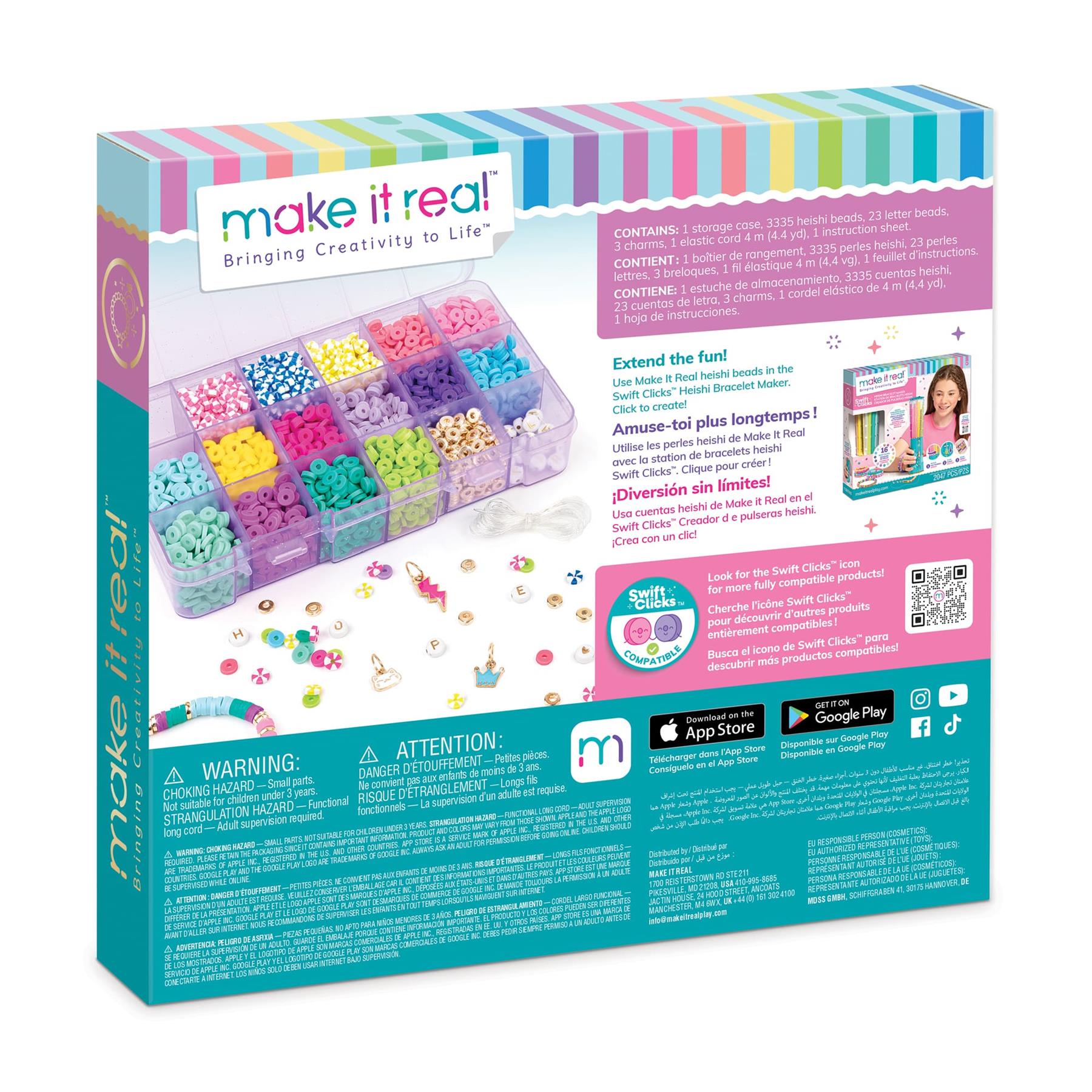 Make It Real Heishi Craze Beads Set with Case