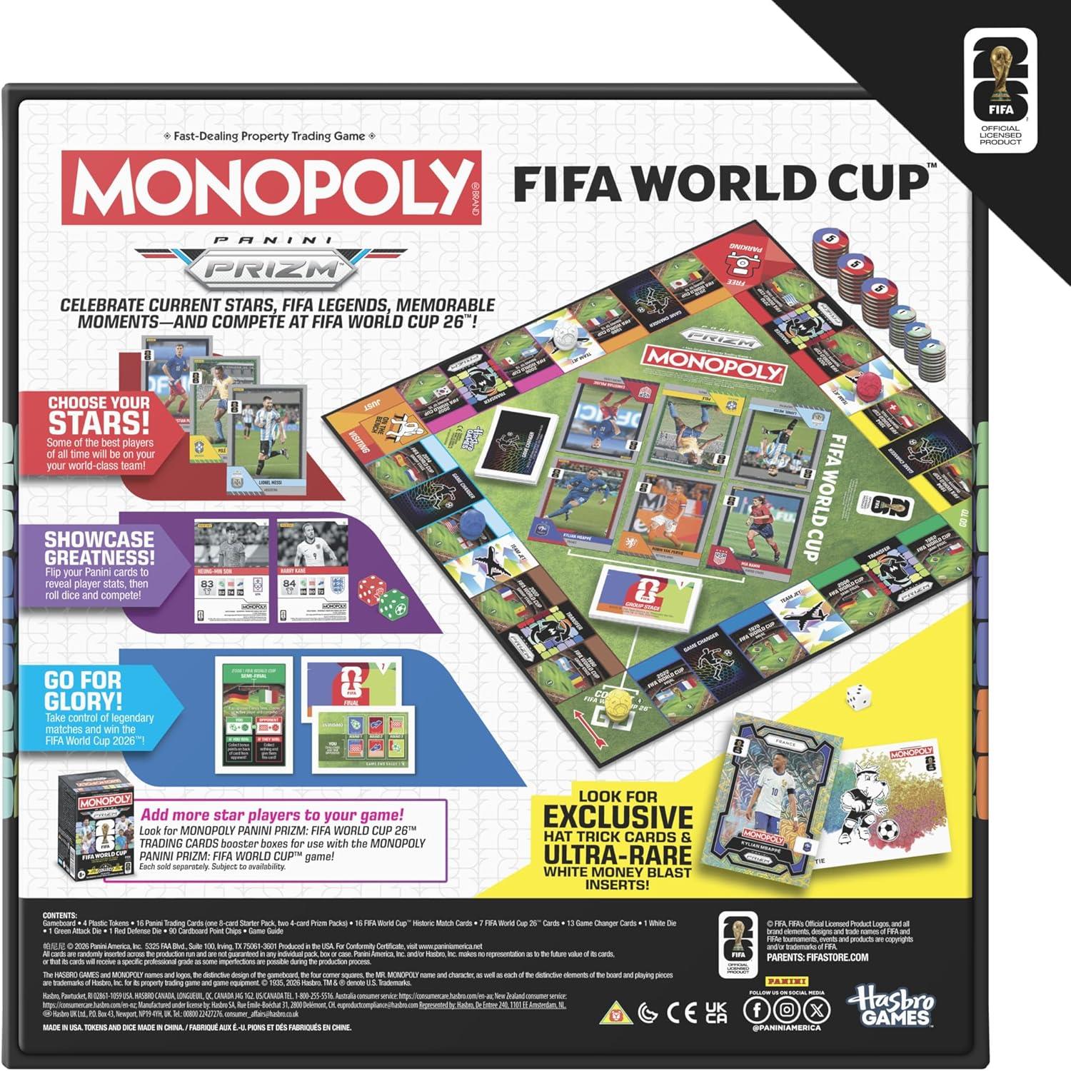 Monopoly Panini Prizm: FIFA World Cup Board Game
