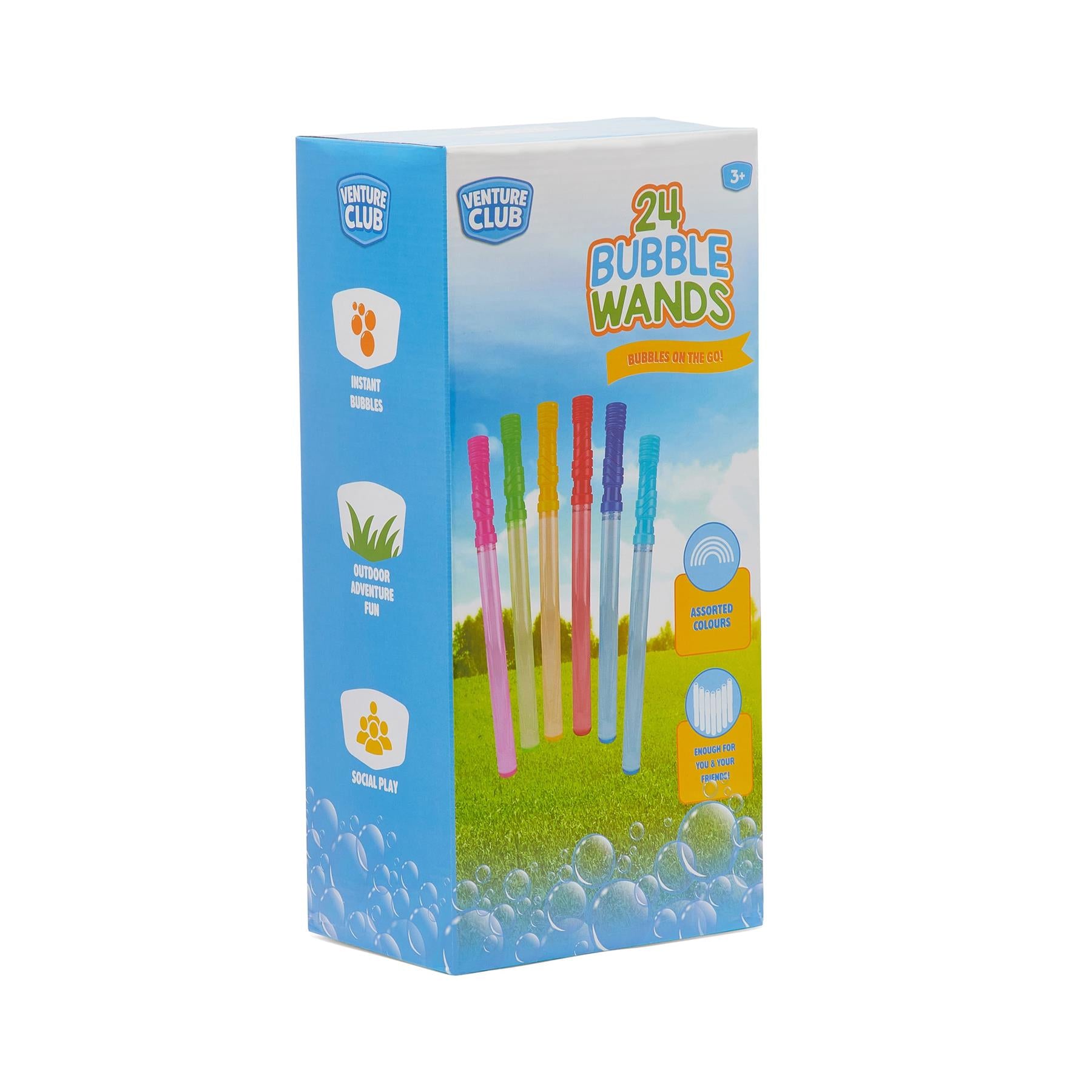 Venture Club 24 Pack of Bubble Wands
