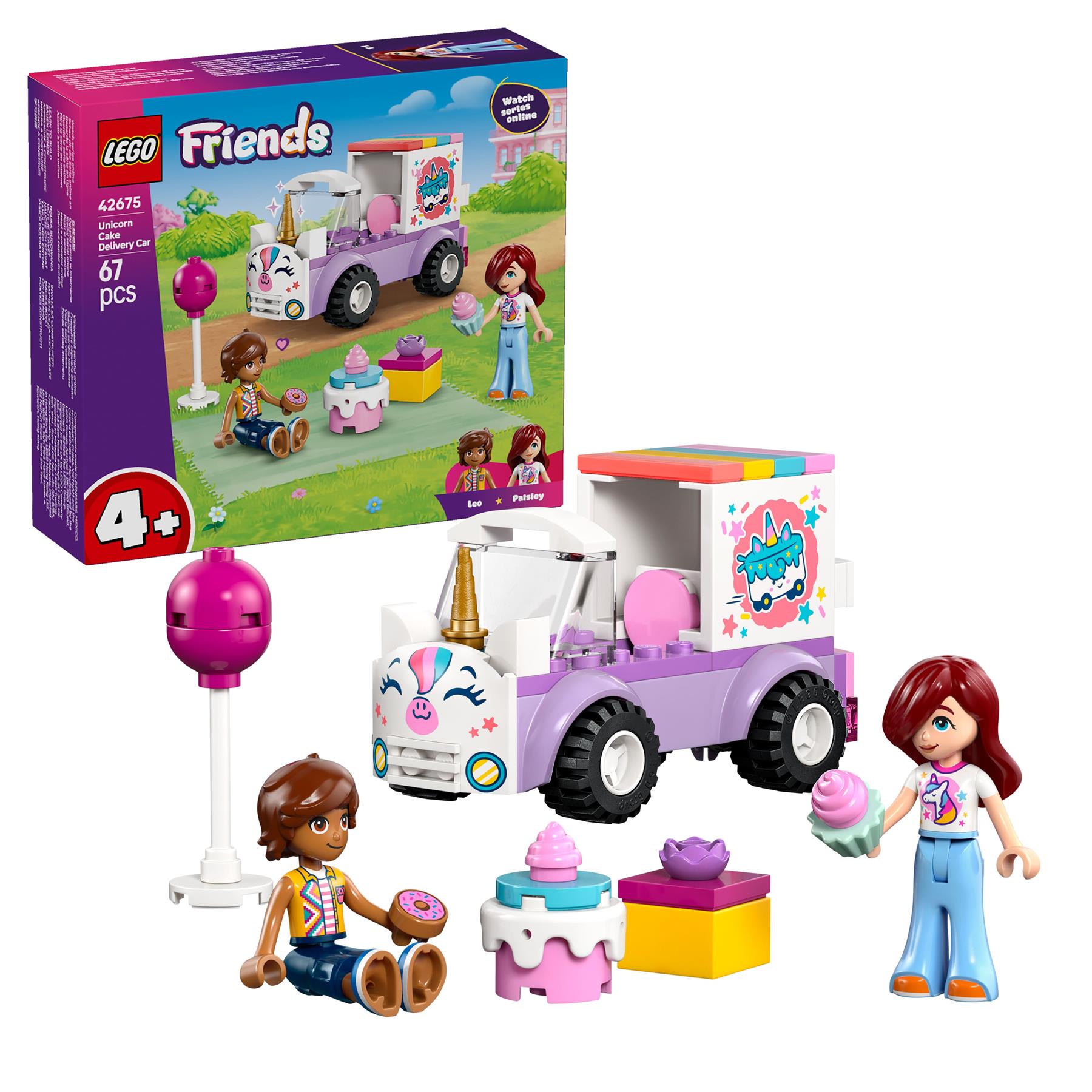 LEGO Friends Unicorn Cake Delivery Car Toy 42675