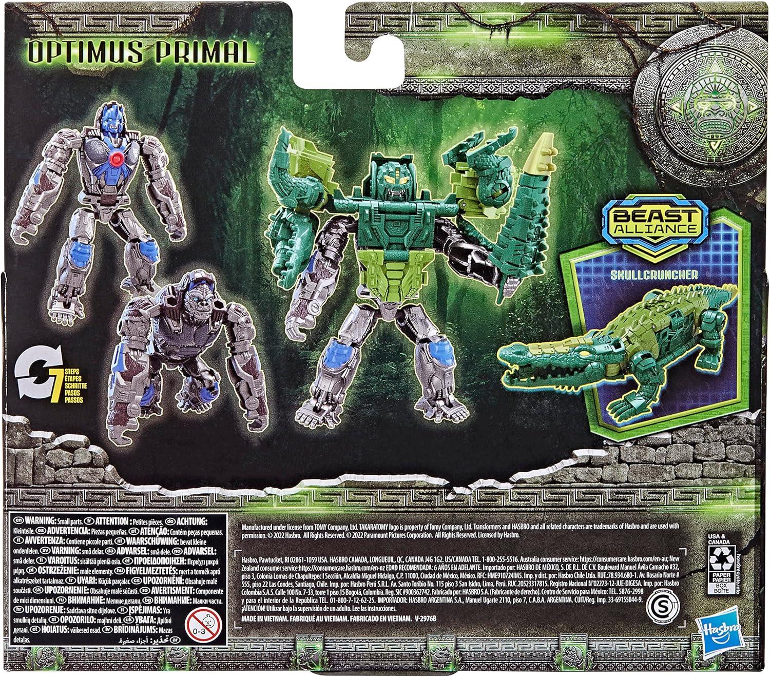 Transformers: Rise of the Beasts Beast Alliance 2-Pack Optimus Prime - Skull Cruncher