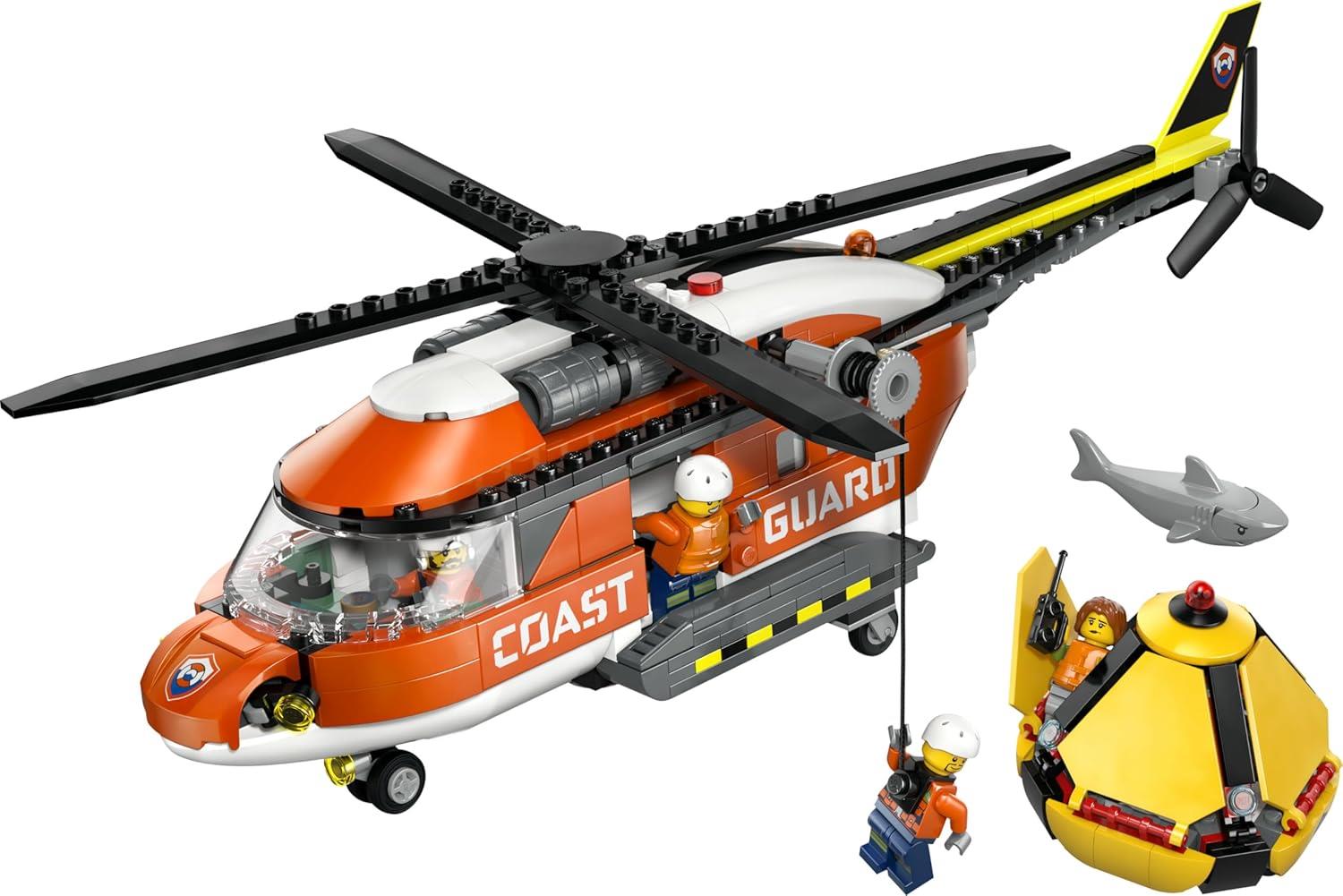 LEGO City Coast Guard Helicopter Building Toy 60503