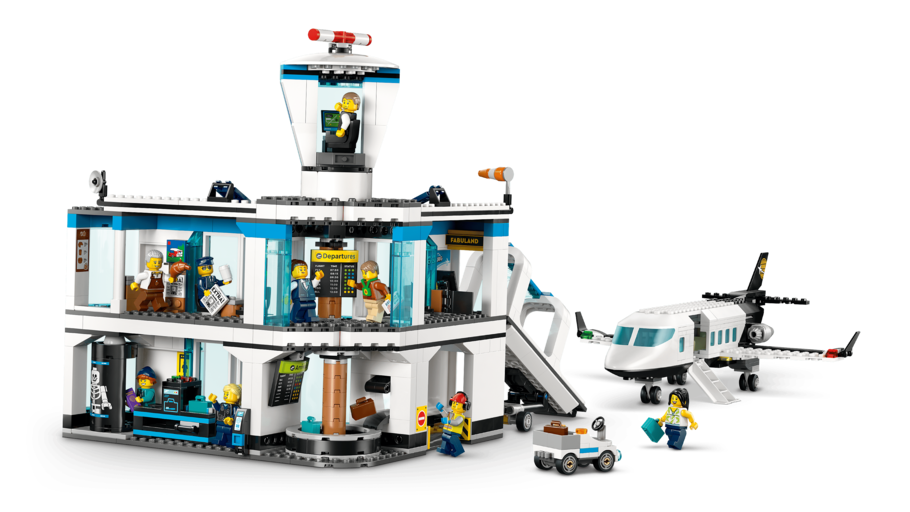 LEGO City Airport with Airplane Toy Model Kit 60502