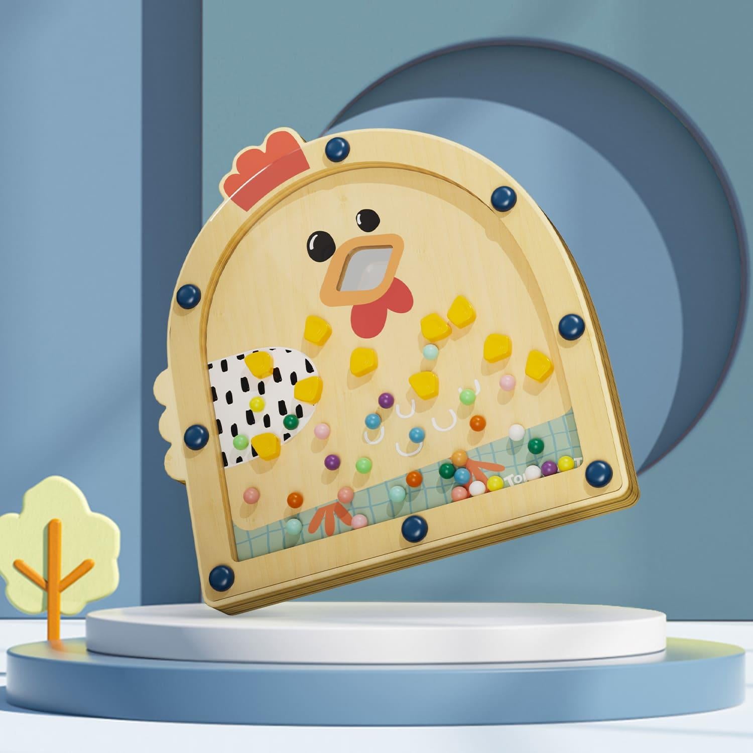 Topbright Wooden Feed & Hen