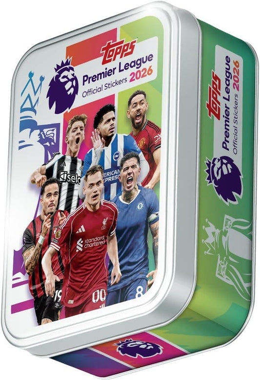 Topps Premier League 2026 Sticker Tin