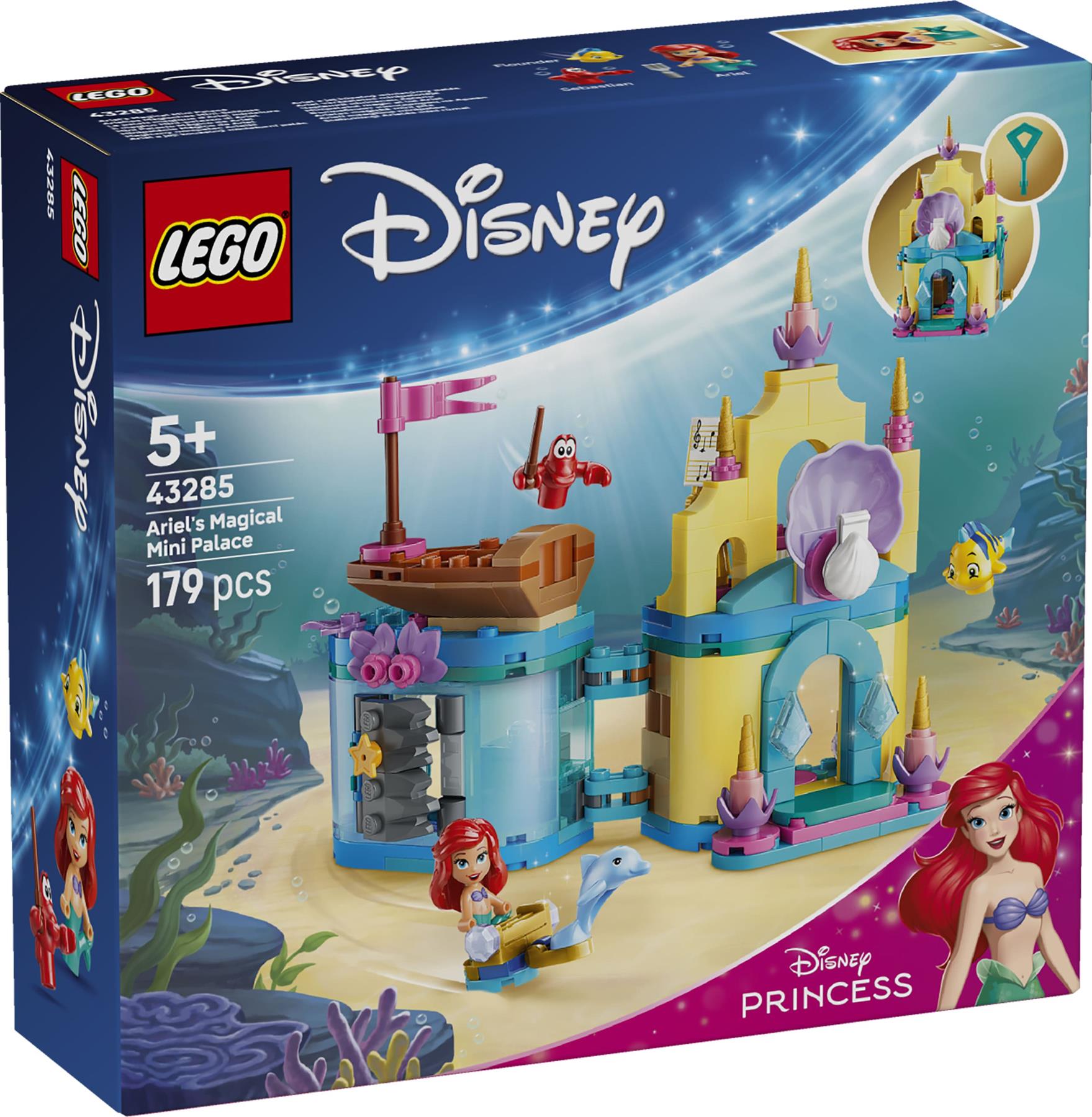 LEGO Disney Princess Ariel’s Magical Mini Palace 43285
