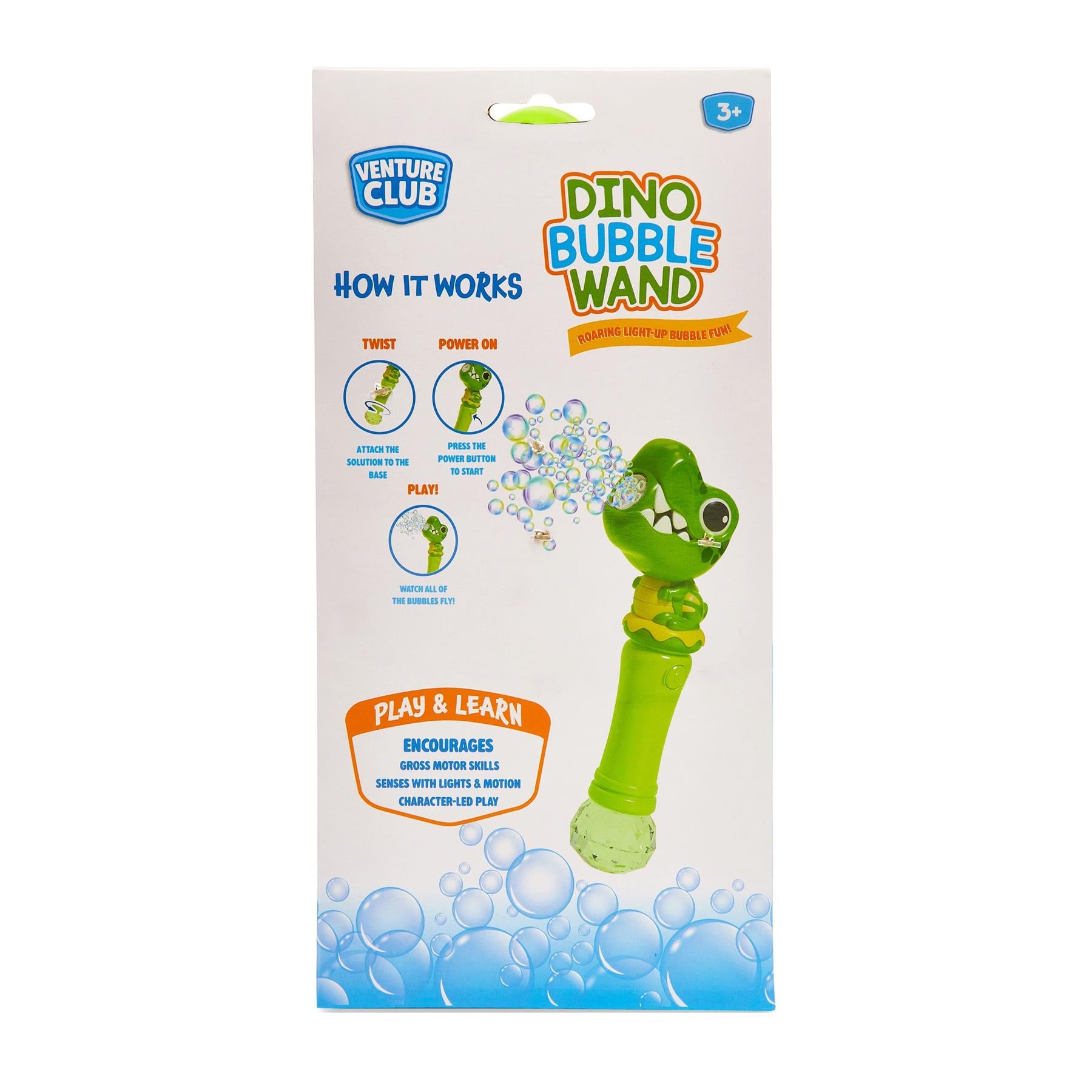 Venture Club Dino Bubble Wand