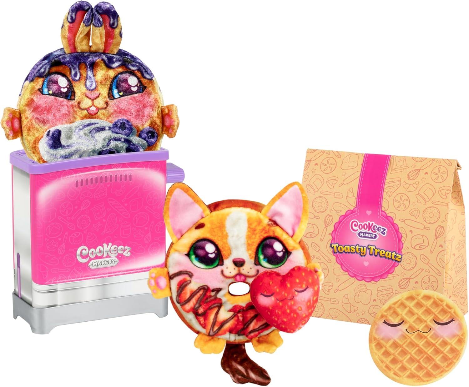 Cookeez Makery Toasty Treatz Toaster Twin Pack With Scented Plush